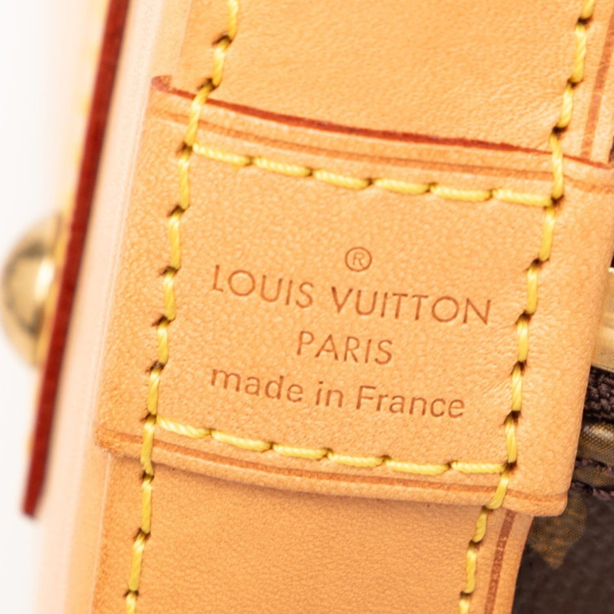 Louis Vuitton Louis Vuitton Monogram Alma BB Shoulder Bag/Handbag 2-Way M46990 Brown Leather Women's LOUIS VUITTON Size ONE SIZE - 5 Thumbnail