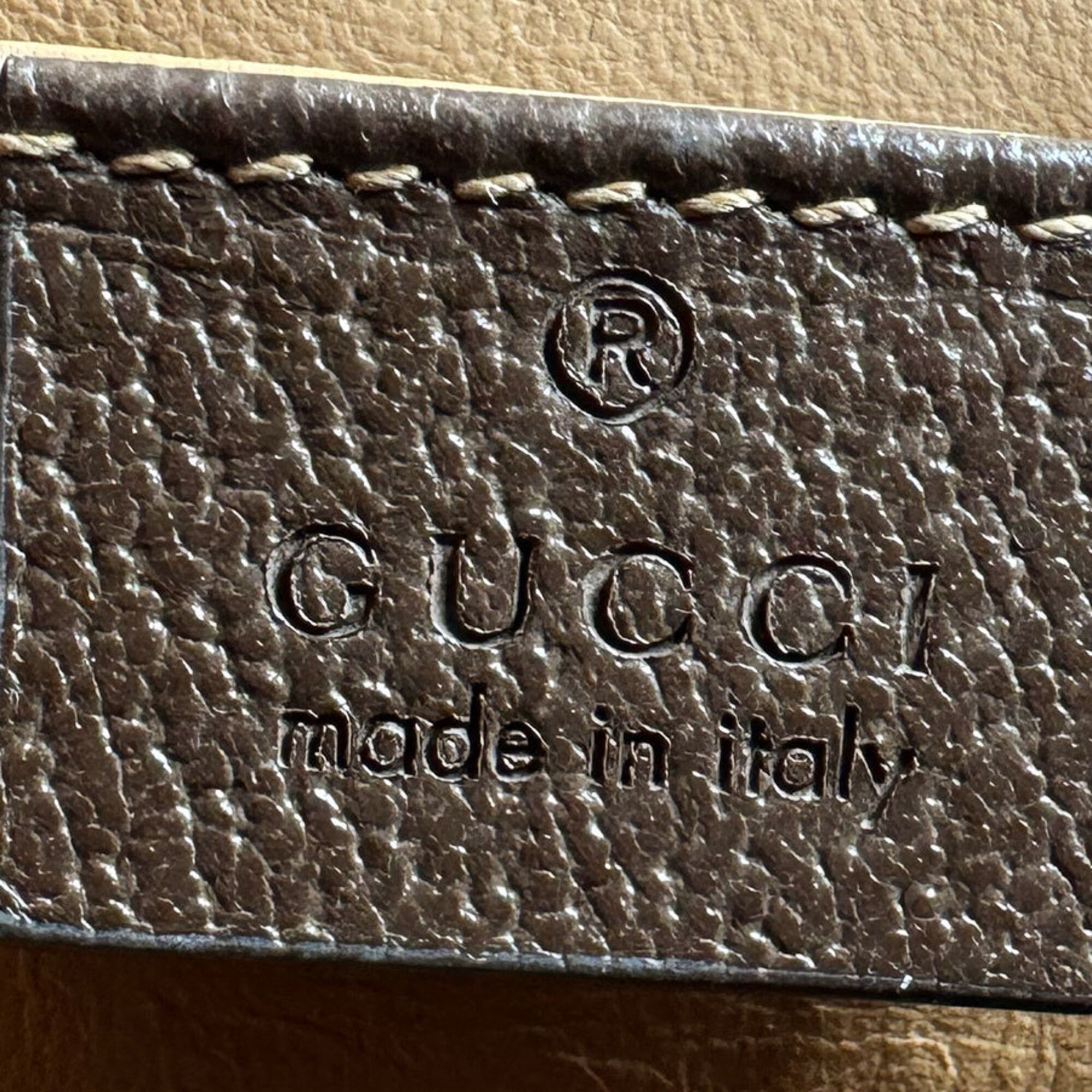 Gucci Gucci Diana Jumbo GG Canvas and Leather Handbag/Shoulder Bag, Beige, Brown, Gold, Women's, 660195 z9376 Size ONE SIZE - 13 Thumbnail