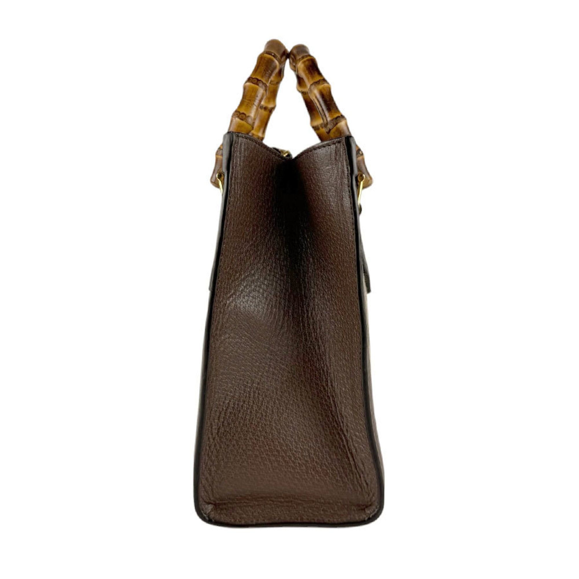 Gucci Gucci Diana Jumbo GG Canvas and Leather Handbag/Shoulder Bag, Beige, Brown, Gold, Women's, 660195 z9376 Size ONE SIZE - 2 Thumbnail