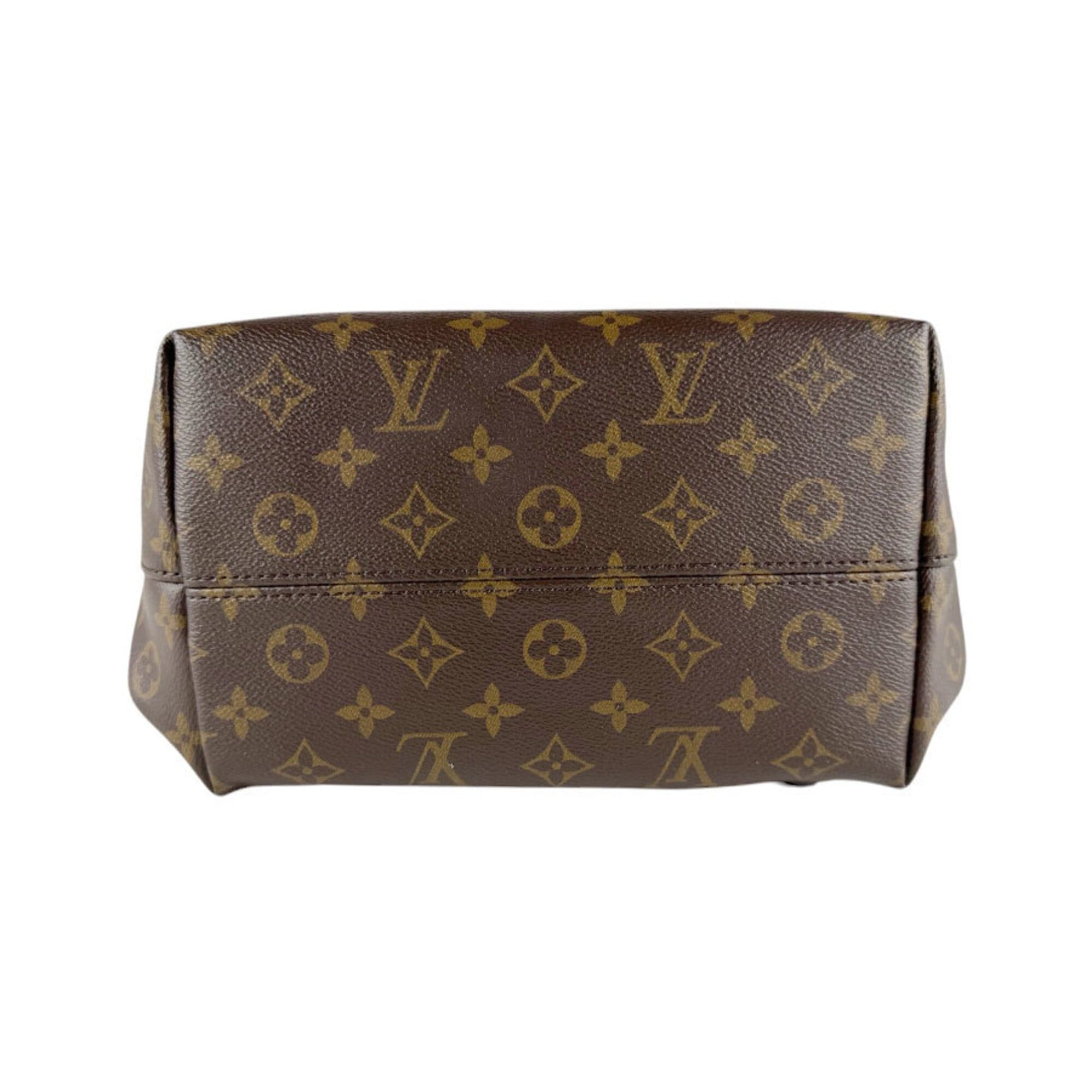 Louis Vuitton Louis Vuitton Backpack Monogram Montsouris NM PM Canvas Brown Black Gold Women's M45515 z9338 Size ONE SIZE - 4 Thumbnail