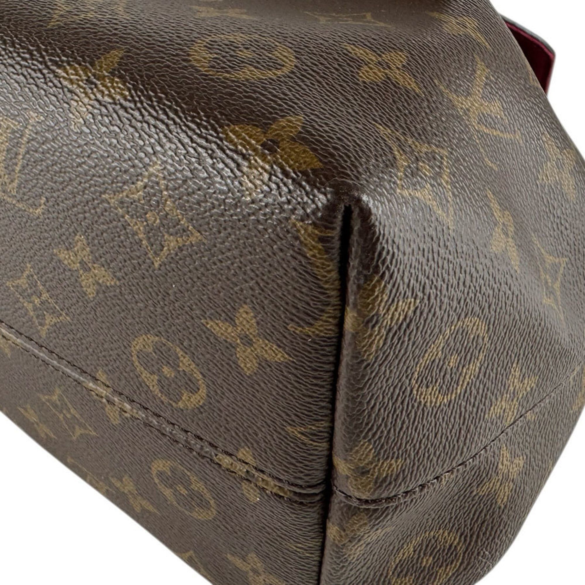 Louis Vuitton Louis Vuitton Backpack Monogram Montsouris NM PM Canvas Brown Black Gold Women's M45515 z9338 Size ONE SIZE - 9 Thumbnail