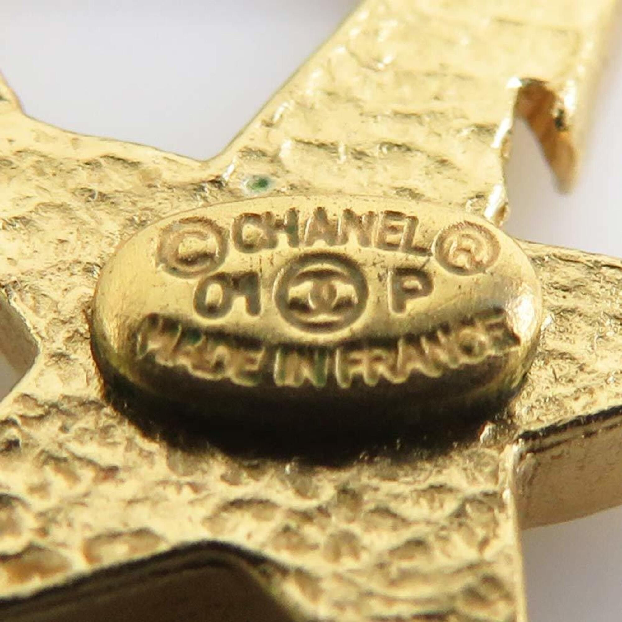 Chanel Chanel COCO Star Metal Enamel Necklace, Gold Yellow, Women's (e61772a) Size ONE SIZE - 8 Thumbnail