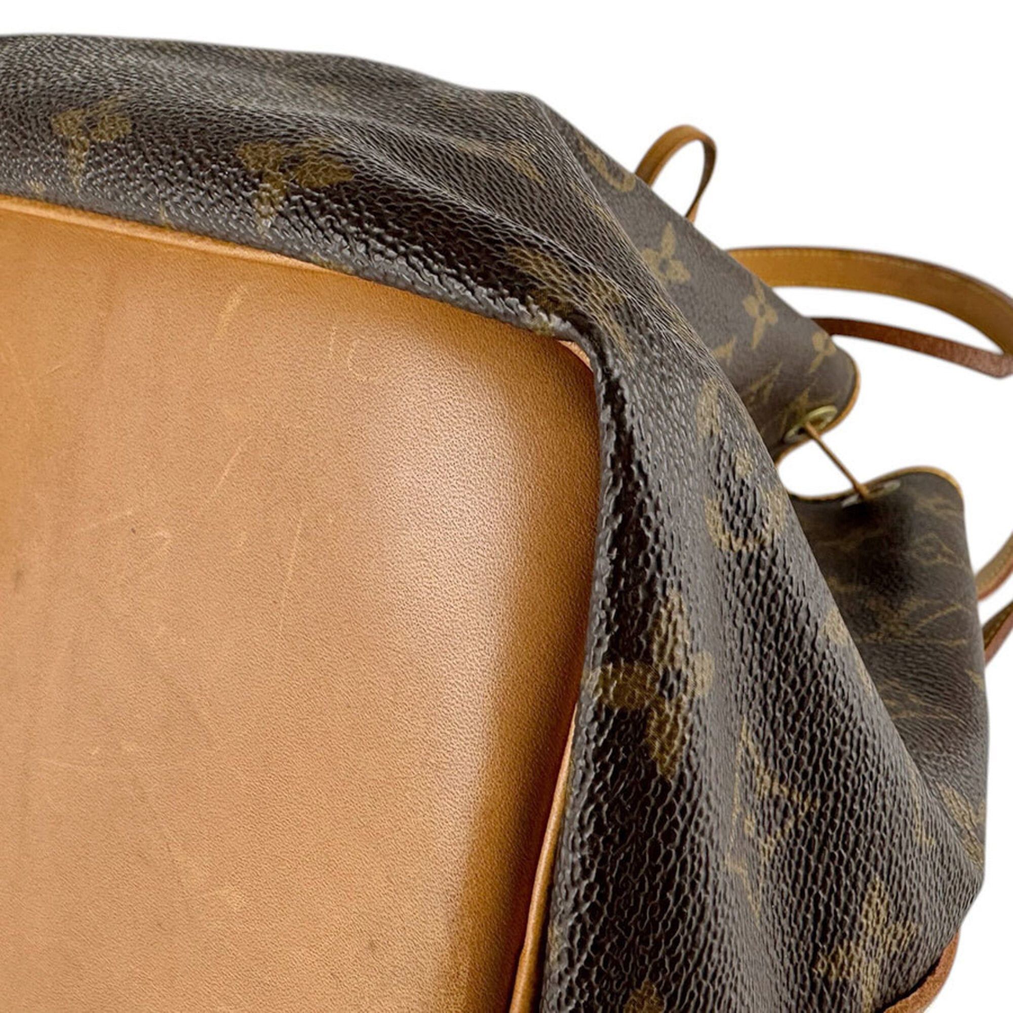 Louis Vuitton Louis Vuitton Shoulder Bag Monogram Petit Noé Canvas Brown Gold Women's M42226 z9378 Size ONE SIZE - 9 Thumbnail