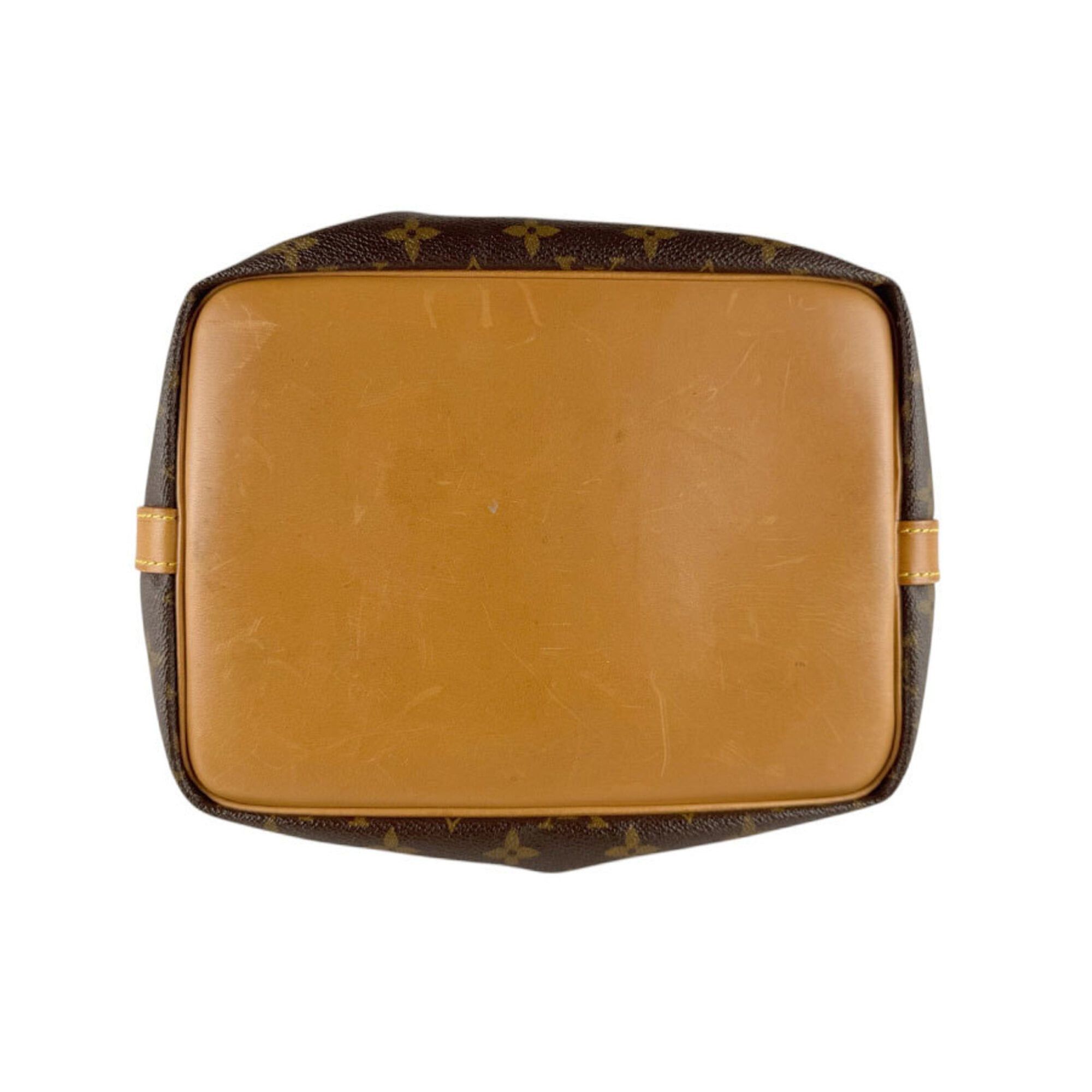 Louis Vuitton Louis Vuitton Shoulder Bag Monogram Petit Noé Canvas Brown Gold Women's M42226 z9378 Size ONE SIZE - 4 Thumbnail