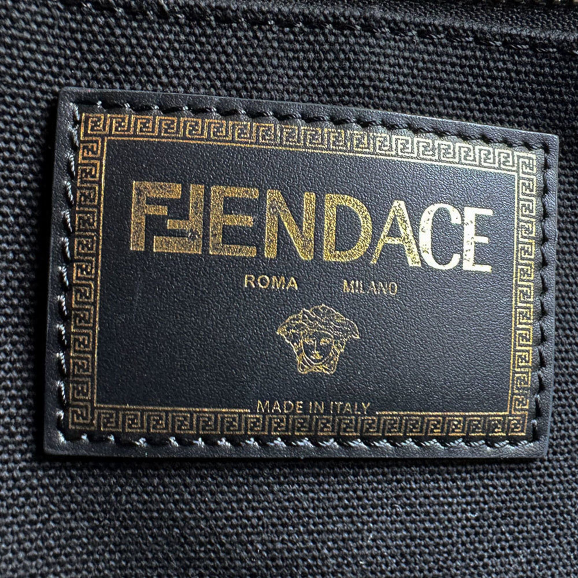 Fendi Fendi handbag shoulder bag x VERSACE FENDACE canvas black gold men's women's 8BH395-AKYY z9374 Size ONE SIZE - 13 Thumbnail