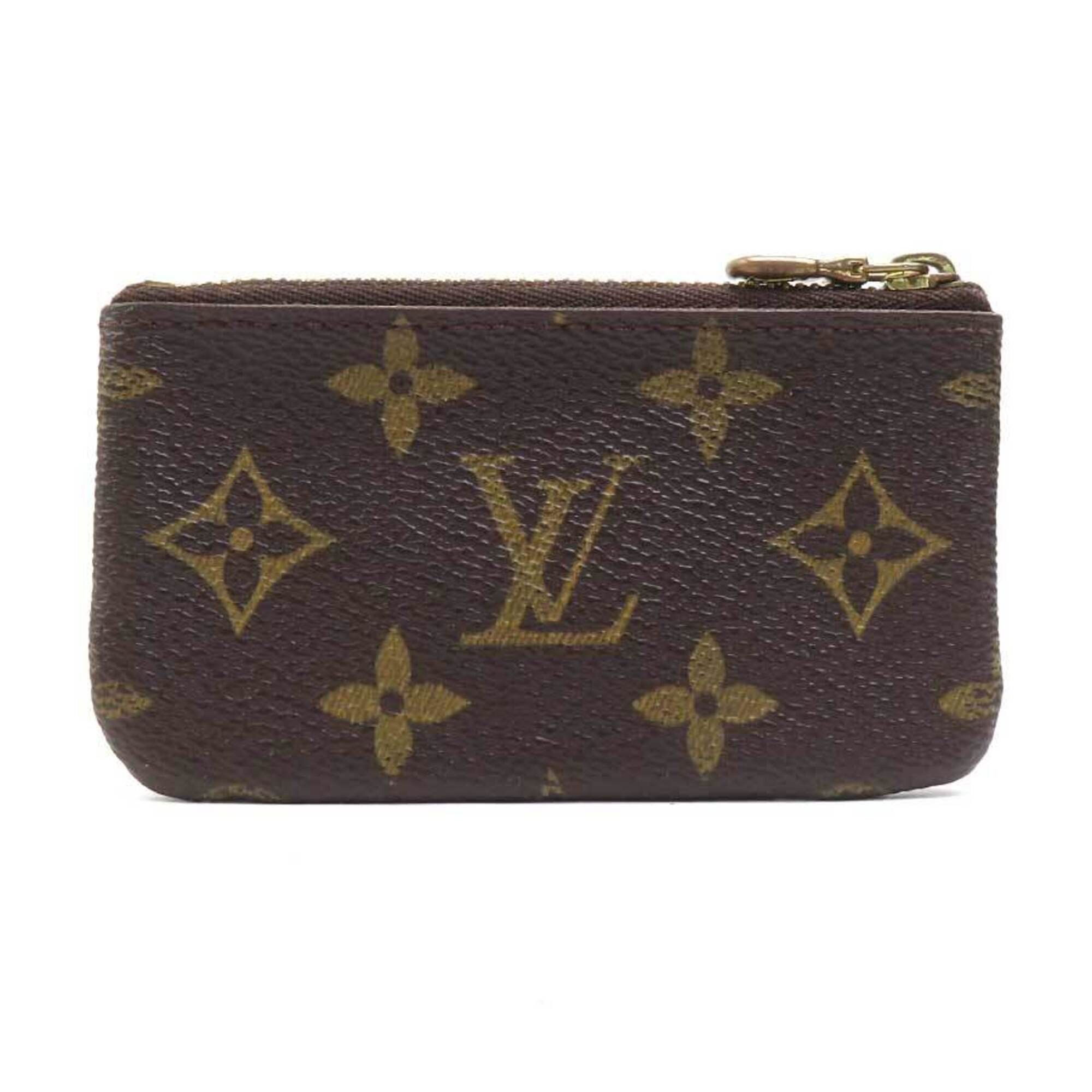 Louis Vuitton Louis Vuitton Key Case Monogram Pochette Cle Canvas Brown Gold Men's Women's M62650 e61766a Size ONE SIZE - 3 Thumbnail