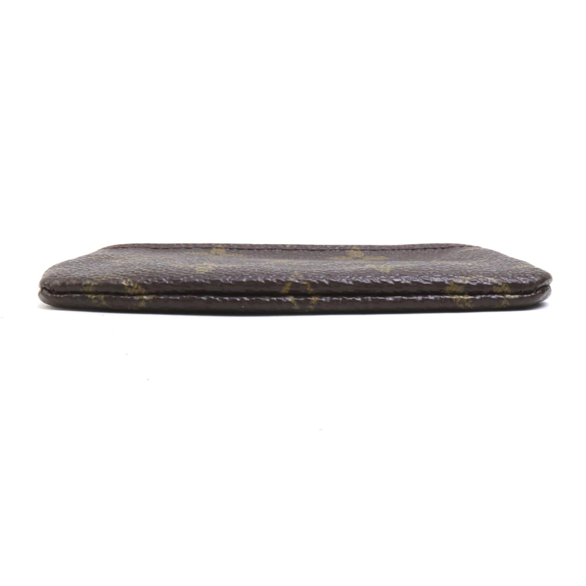 Louis Vuitton Louis Vuitton Key Case Monogram Pochette Cle Canvas Brown Gold Men's Women's M62650 e61766a Size ONE SIZE - 4 Thumbnail
