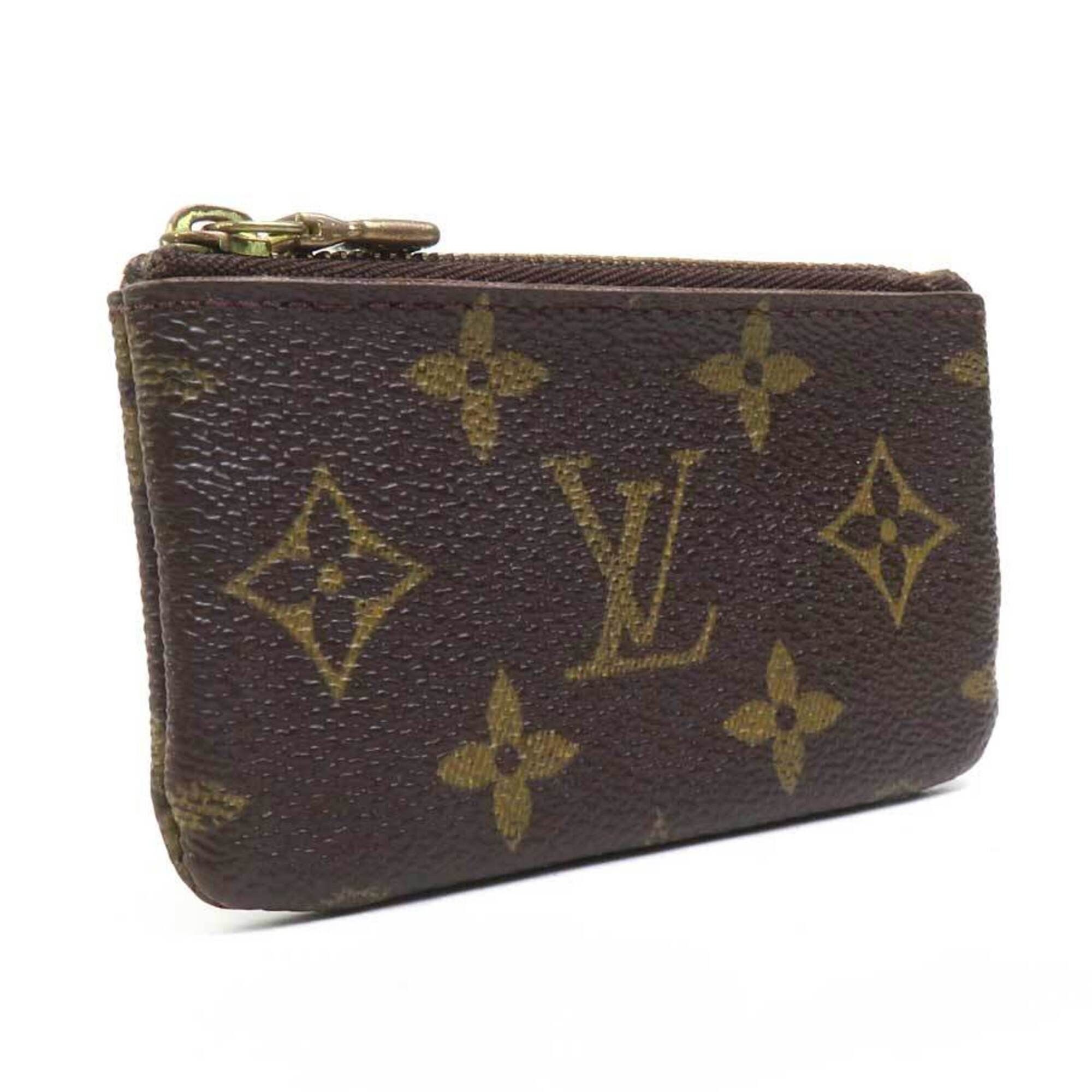 Louis Vuitton Louis Vuitton Key Case Monogram Pochette Cle Canvas Brown Gold Men's Women's M62650 e61766a Size ONE SIZE - 2 Thumbnail
