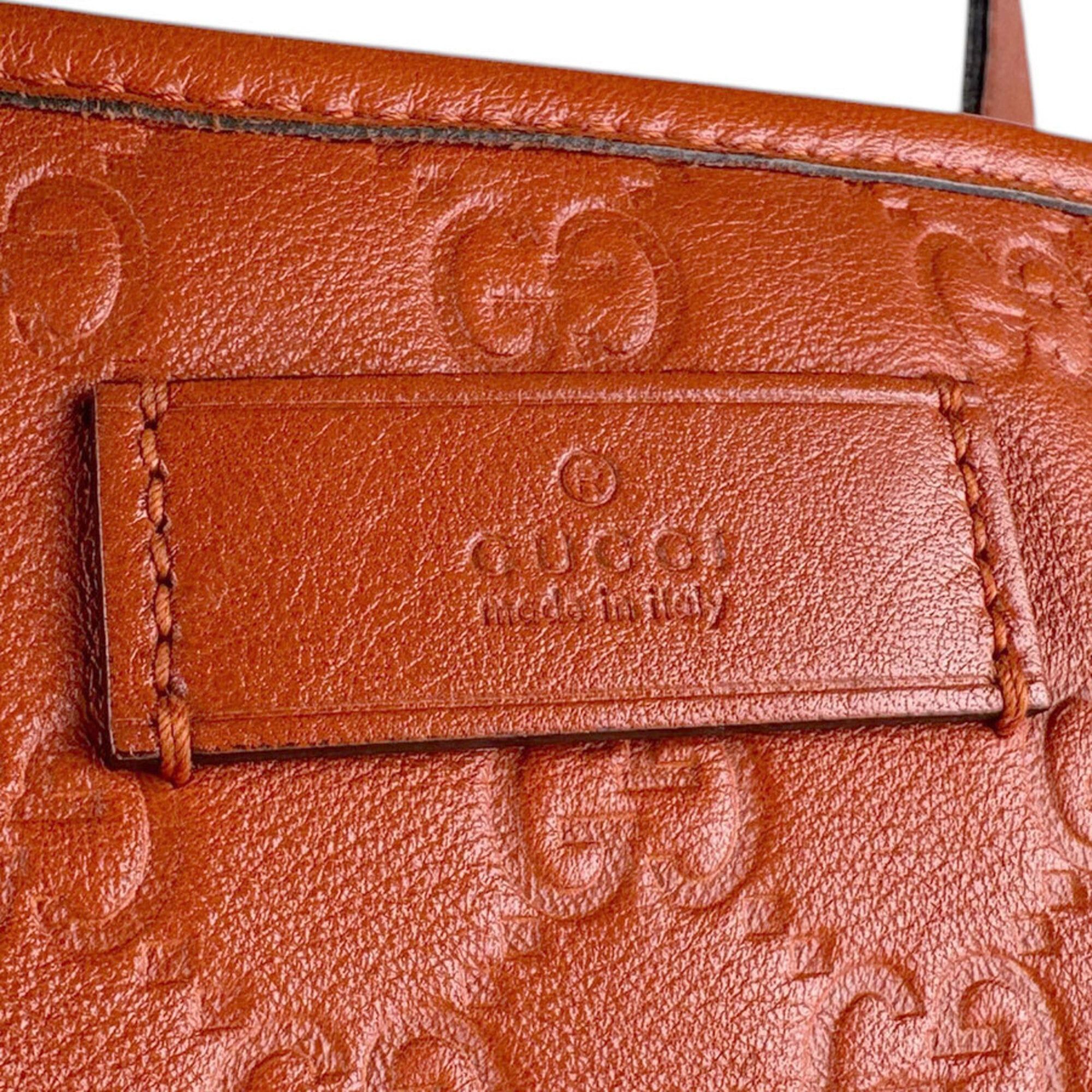 Gucci Gucci Handbag Leather Orange Men's Women's 211137 z9385 Size ONE SIZE - 11 Thumbnail