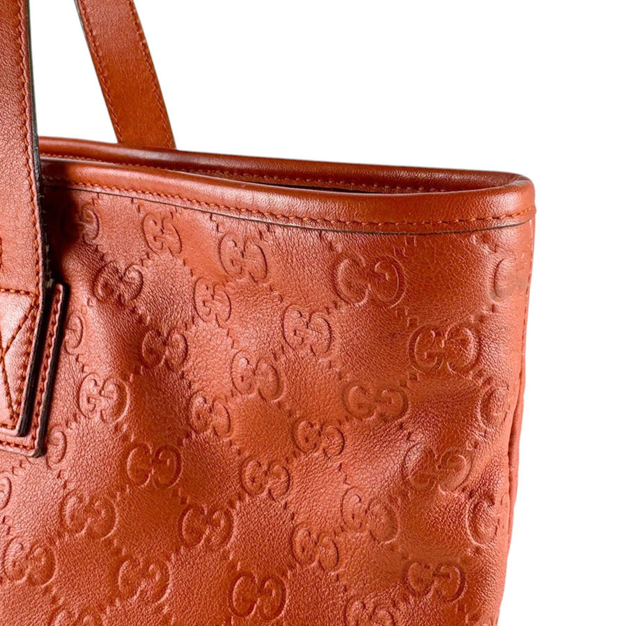 Gucci Gucci Handbag Leather Orange Men's Women's 211137 z9385 Size ONE SIZE - 7 Thumbnail