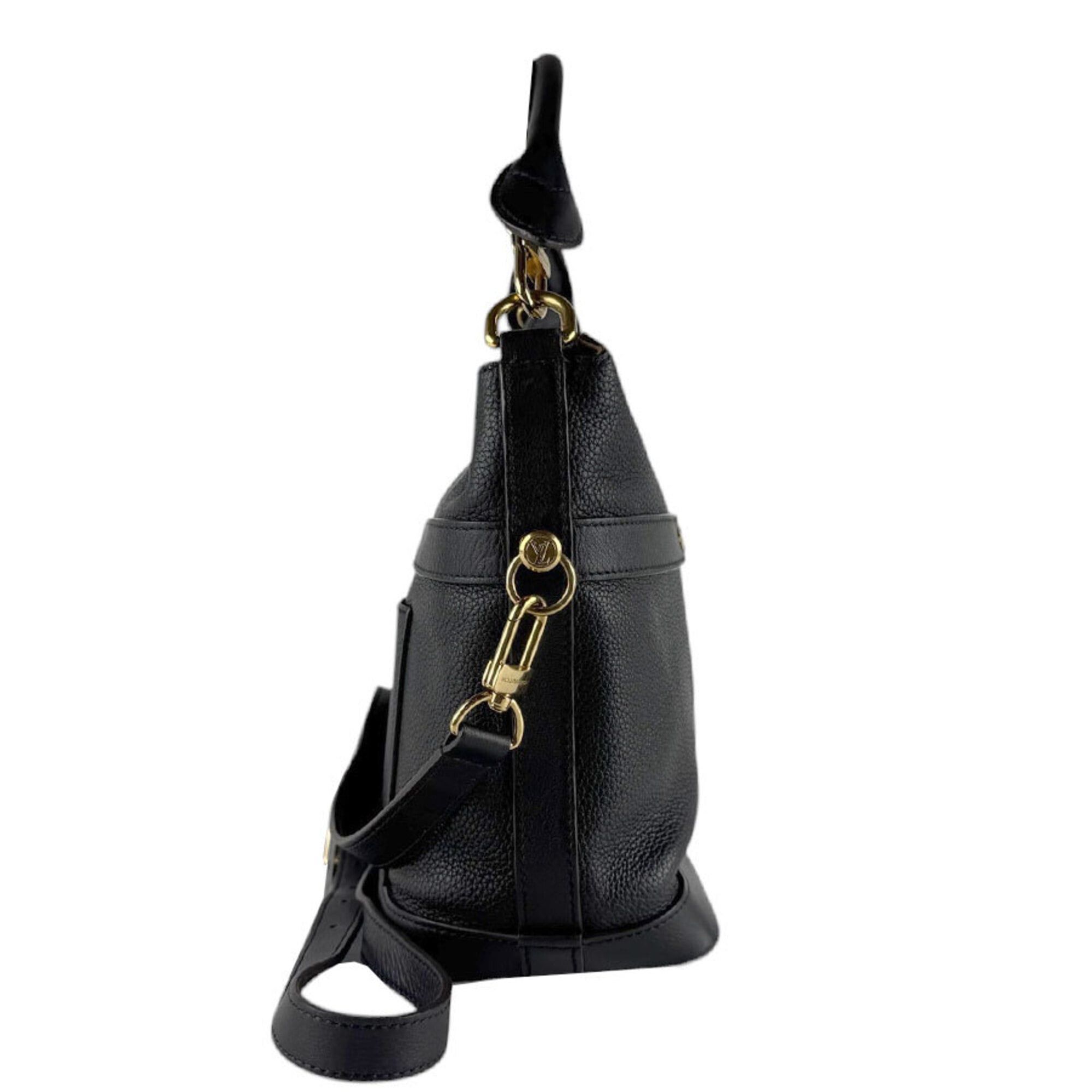 Louis Vuitton Louis Vuitton Handbag Shoulder Bag Cruiser PM Leather Black Gold Women's M57934 z9334 Size ONE SIZE - 2 Thumbnail