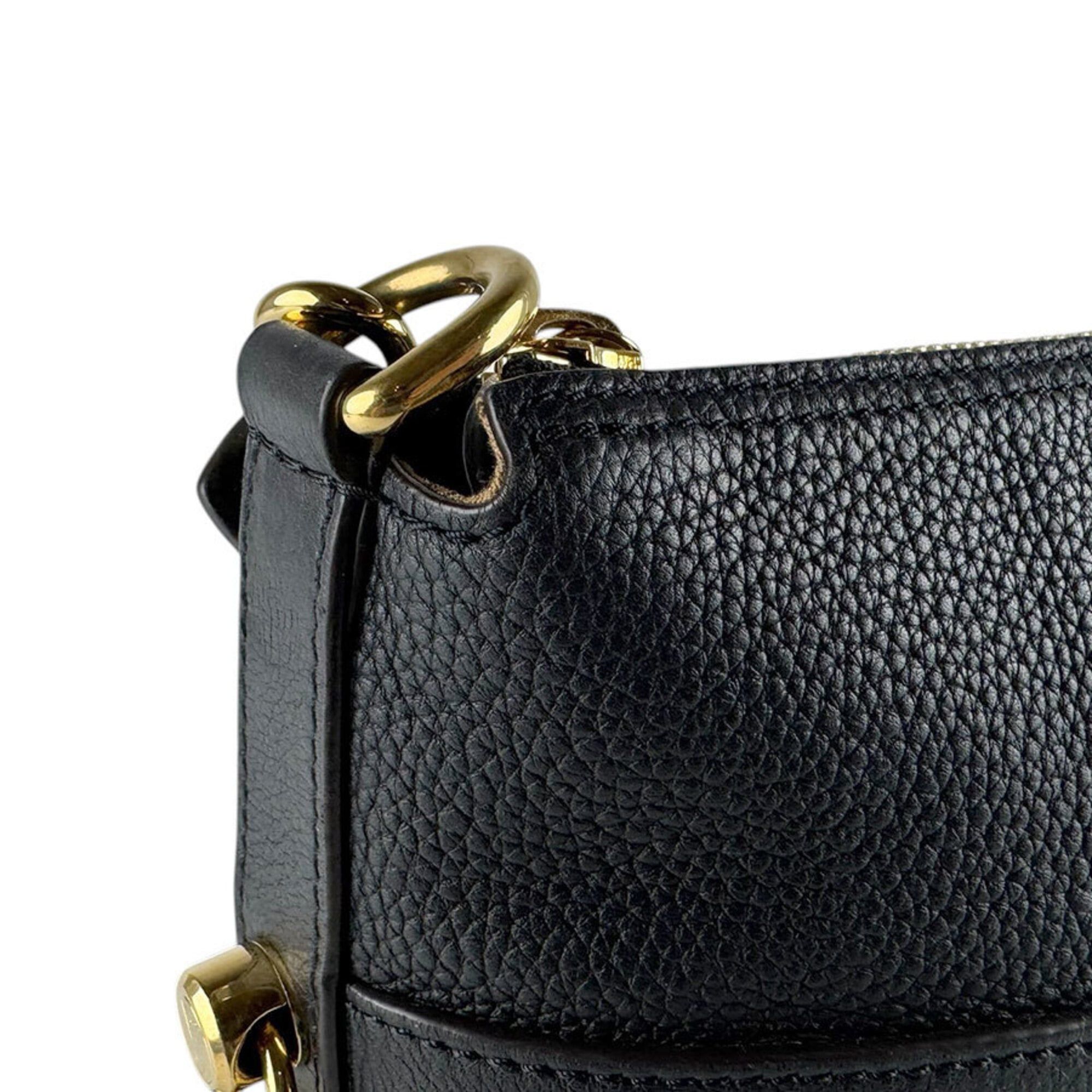 Louis Vuitton Louis Vuitton Handbag Shoulder Bag Cruiser PM Leather Black Gold Women's M57934 z9334 Size ONE SIZE - 6 Thumbnail