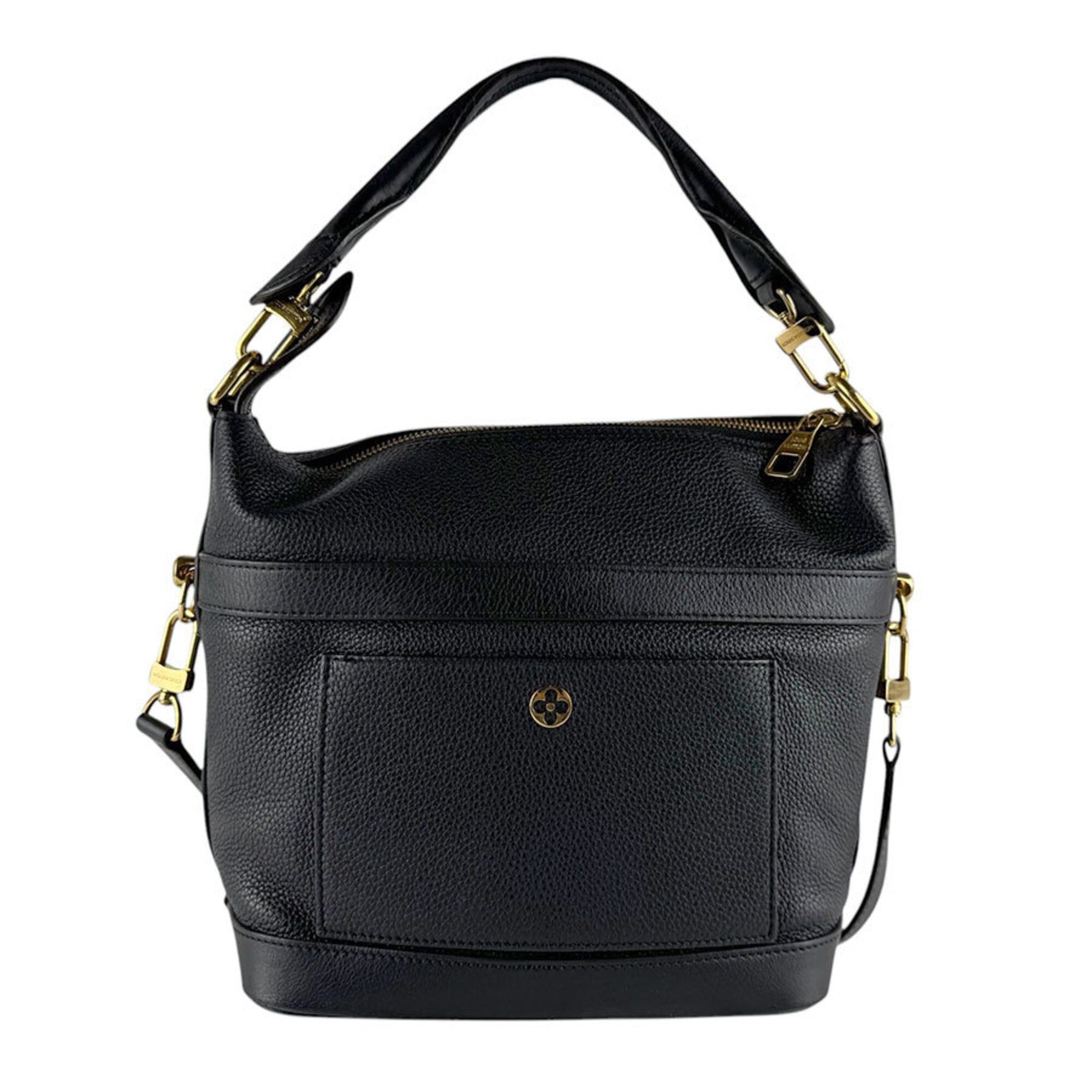 Louis Vuitton Louis Vuitton Handbag Shoulder Bag Cruiser PM Leather Black Gold Women's M57934 z9334 Size ONE SIZE - 3 Thumbnail