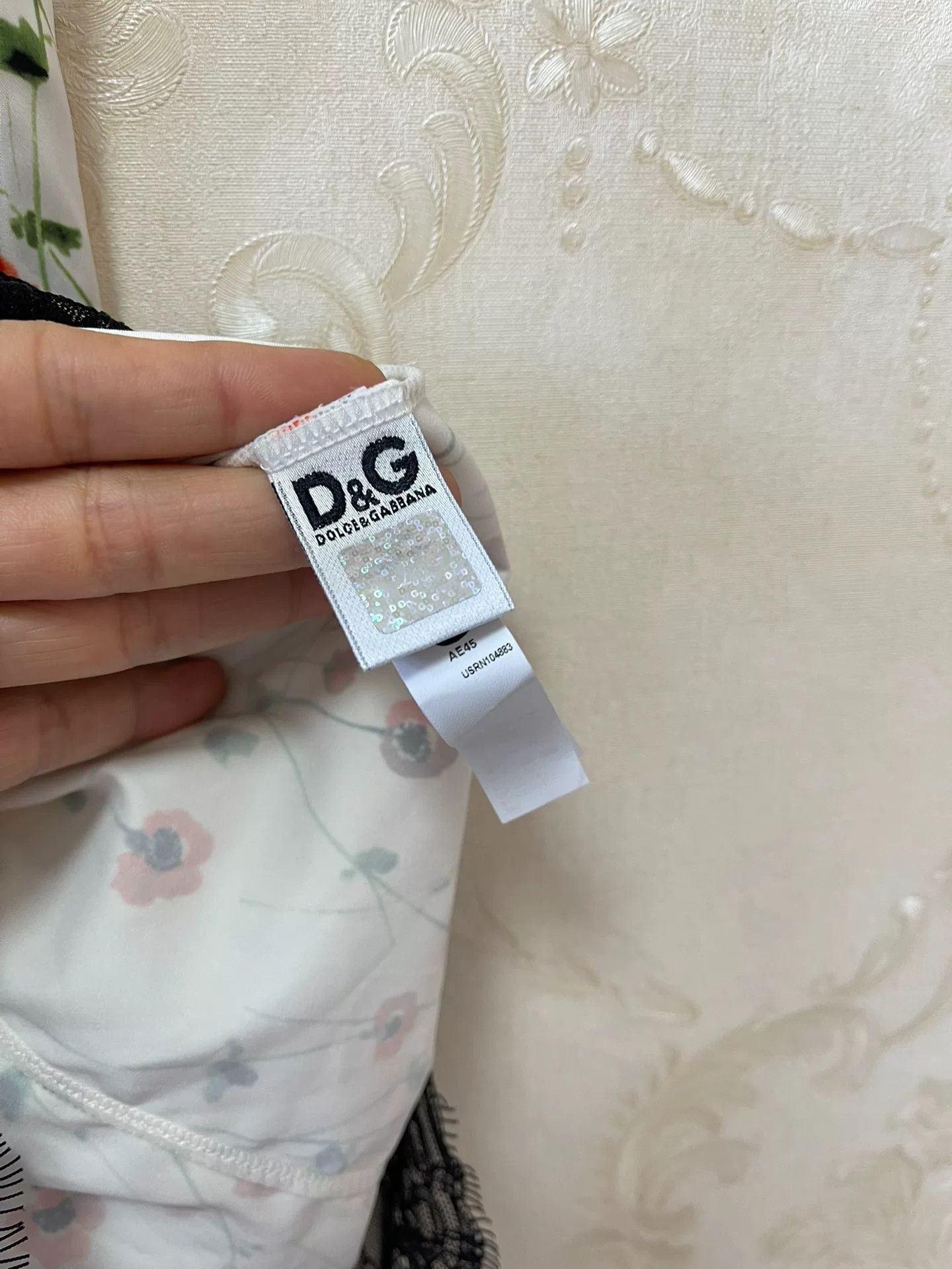 DGK DG New Lace Floral Slip Dress Size M / US 6-8 / IT 42-44 - 3 Thumbnail