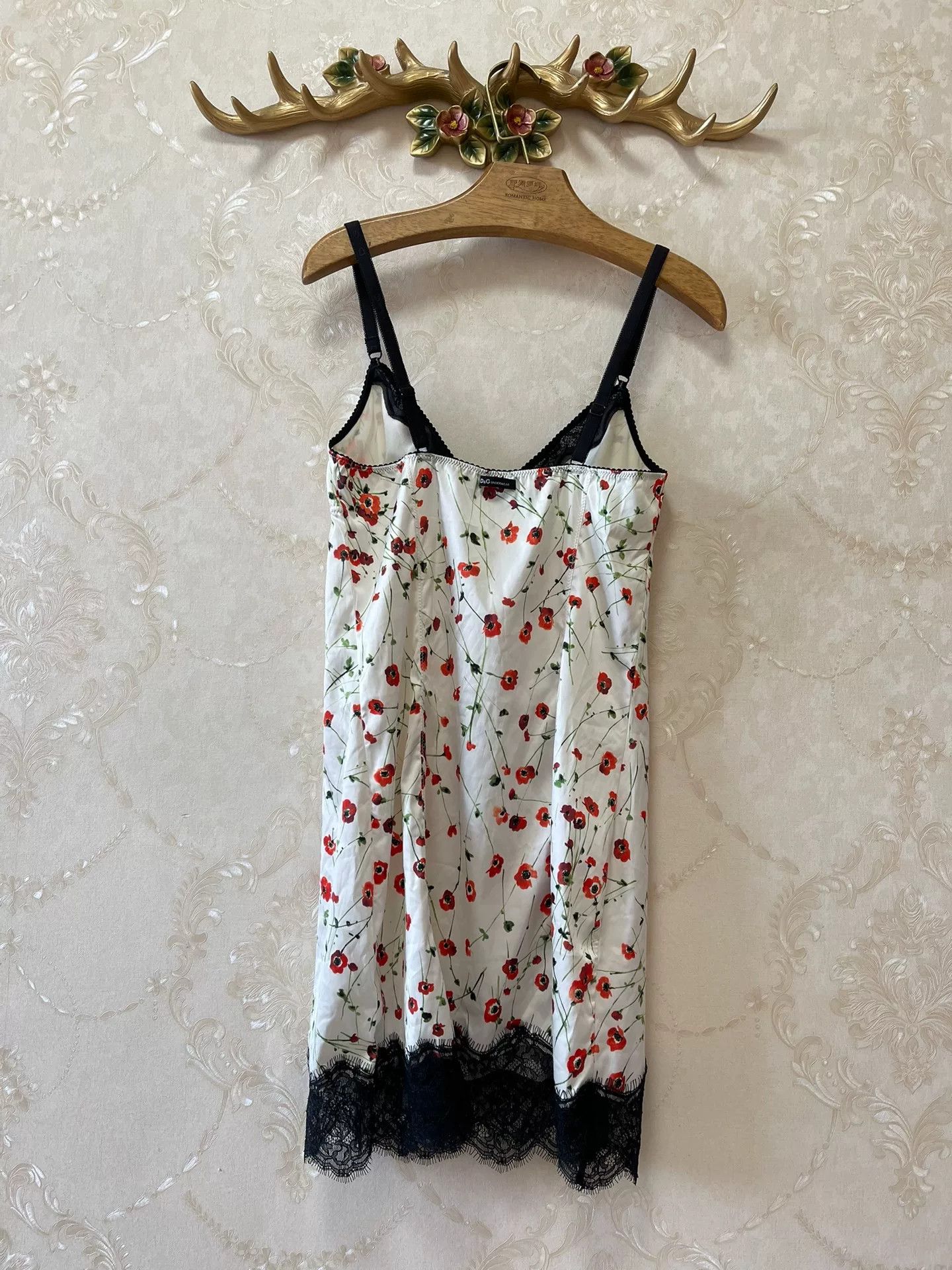 DGK DG New Lace Floral Slip Dress Size M / US 6-8 / IT 42-44 - 9 Thumbnail