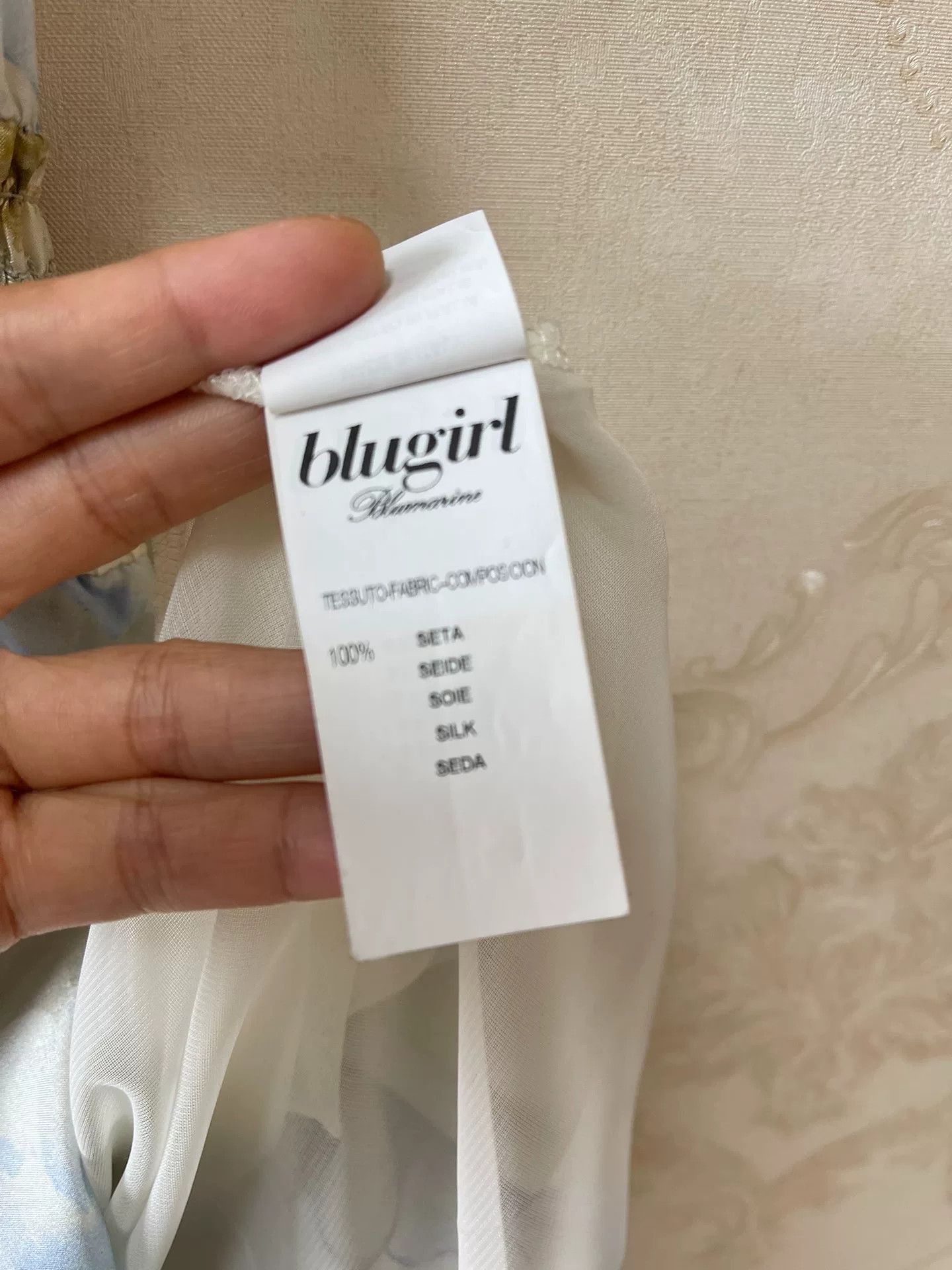 Other Blugirl New Runway Silk Dress Size M / US 6-8 / IT 42-44 - 4 Thumbnail
