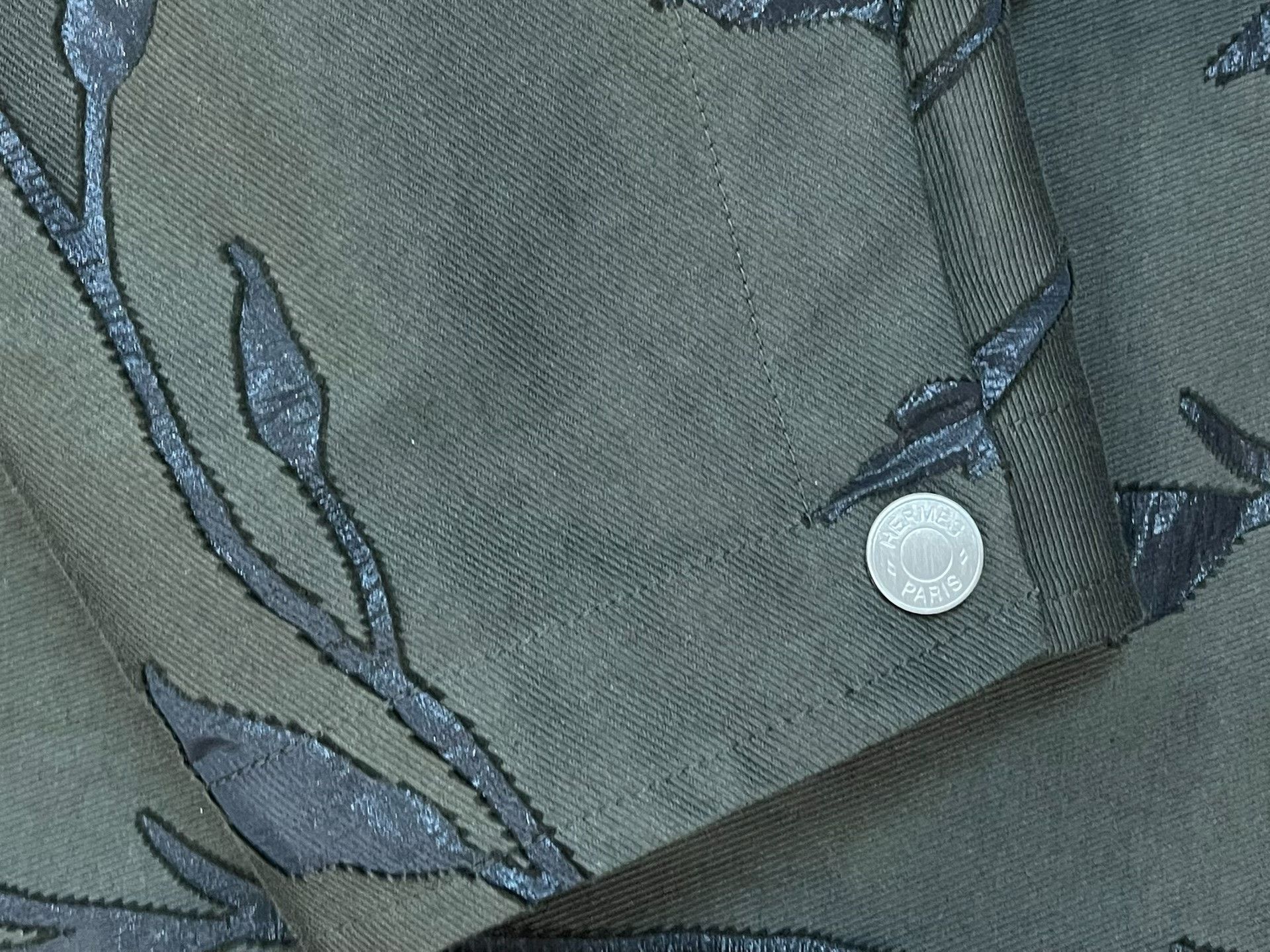 Hermes Hermes Floral Quarter-Zip Sweatshirt Size M / US 6-8 / IT 42-44 - 4 Thumbnail