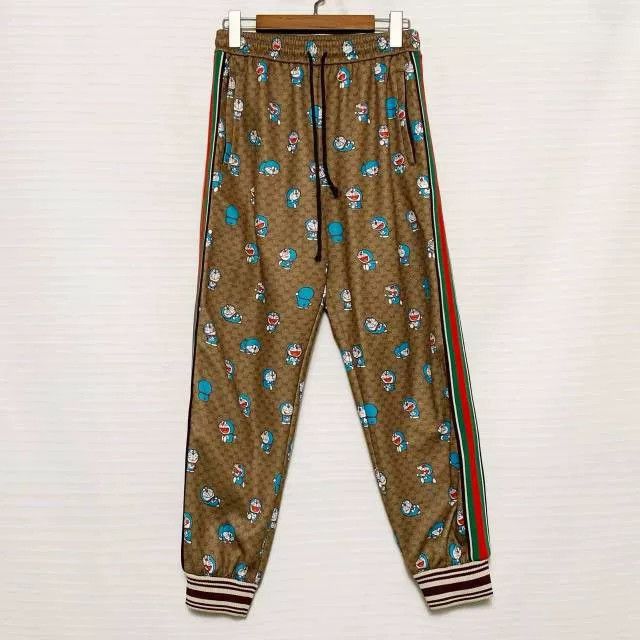 Gucci Gucci x Doraemon GG Knit Sweatpants Men Size US 31 - 2 Thumbnail