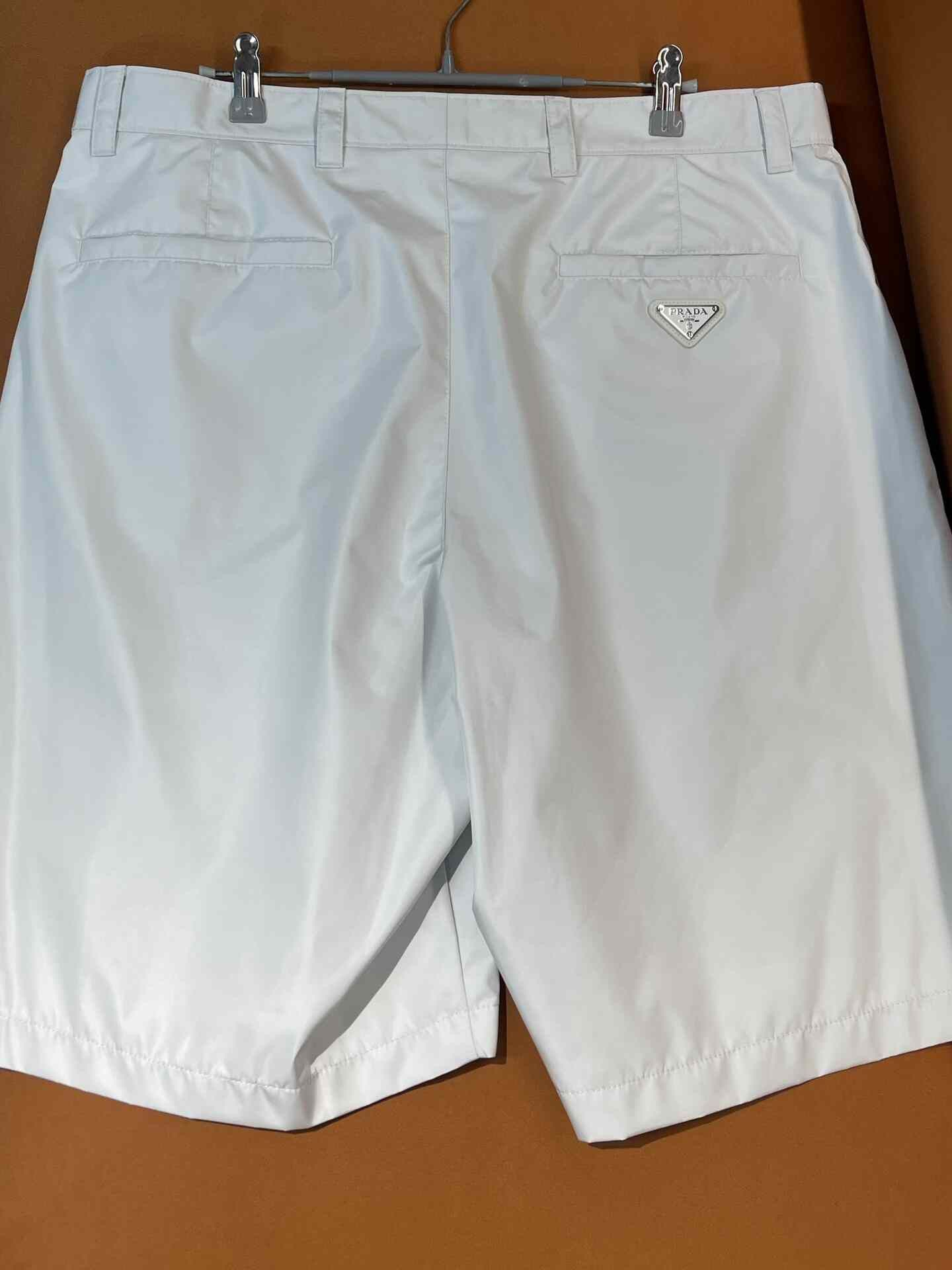 Prada PRADA FW23 Triangle Logo Shorts Size US 31 - 2 Thumbnail
