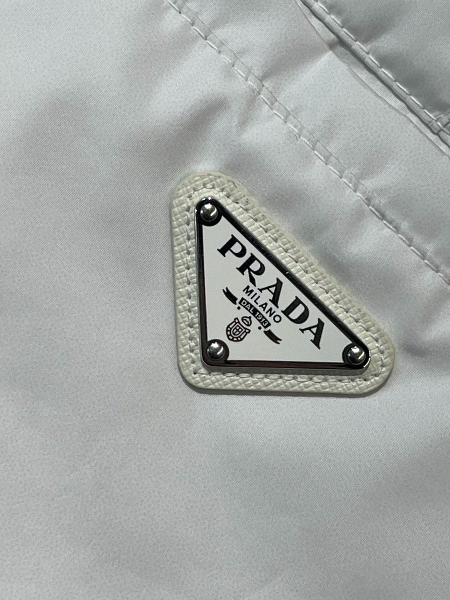 Prada PRADA FW23 Triangle Logo Shorts Size US 31 - 3 Thumbnail