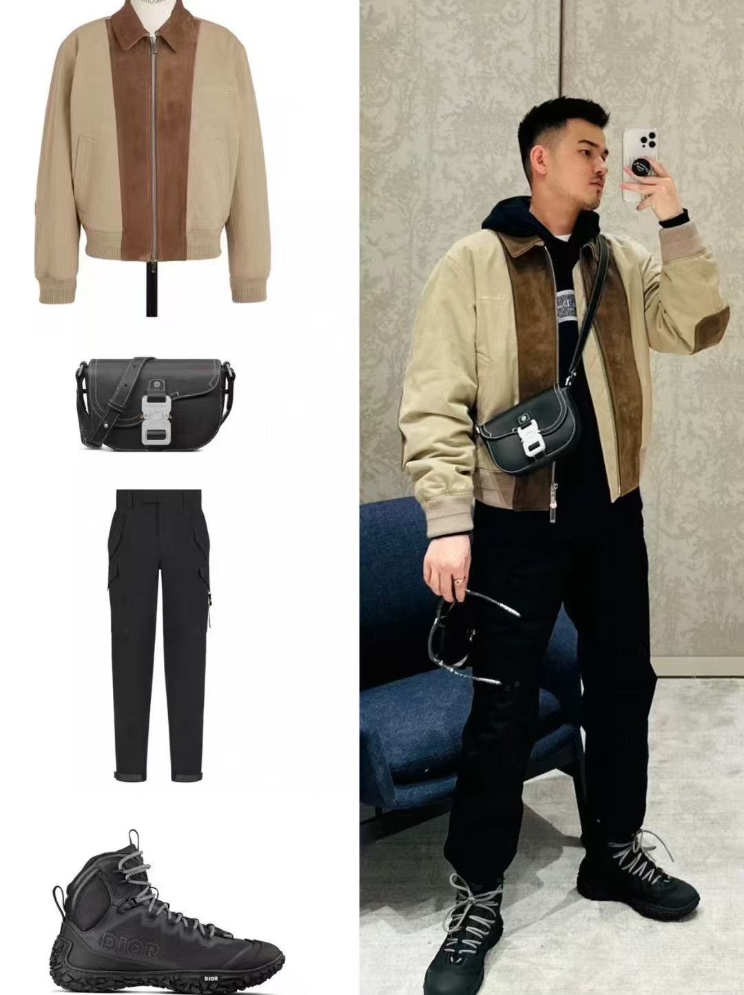 Dior DIOR FW23 Solid Cargo Pants Size US 31 - 8 Thumbnail