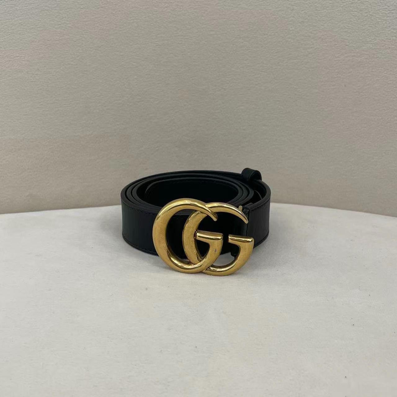 Gucci Gucci Black Belt Size 80 Size ONE SIZE - 2 Thumbnail