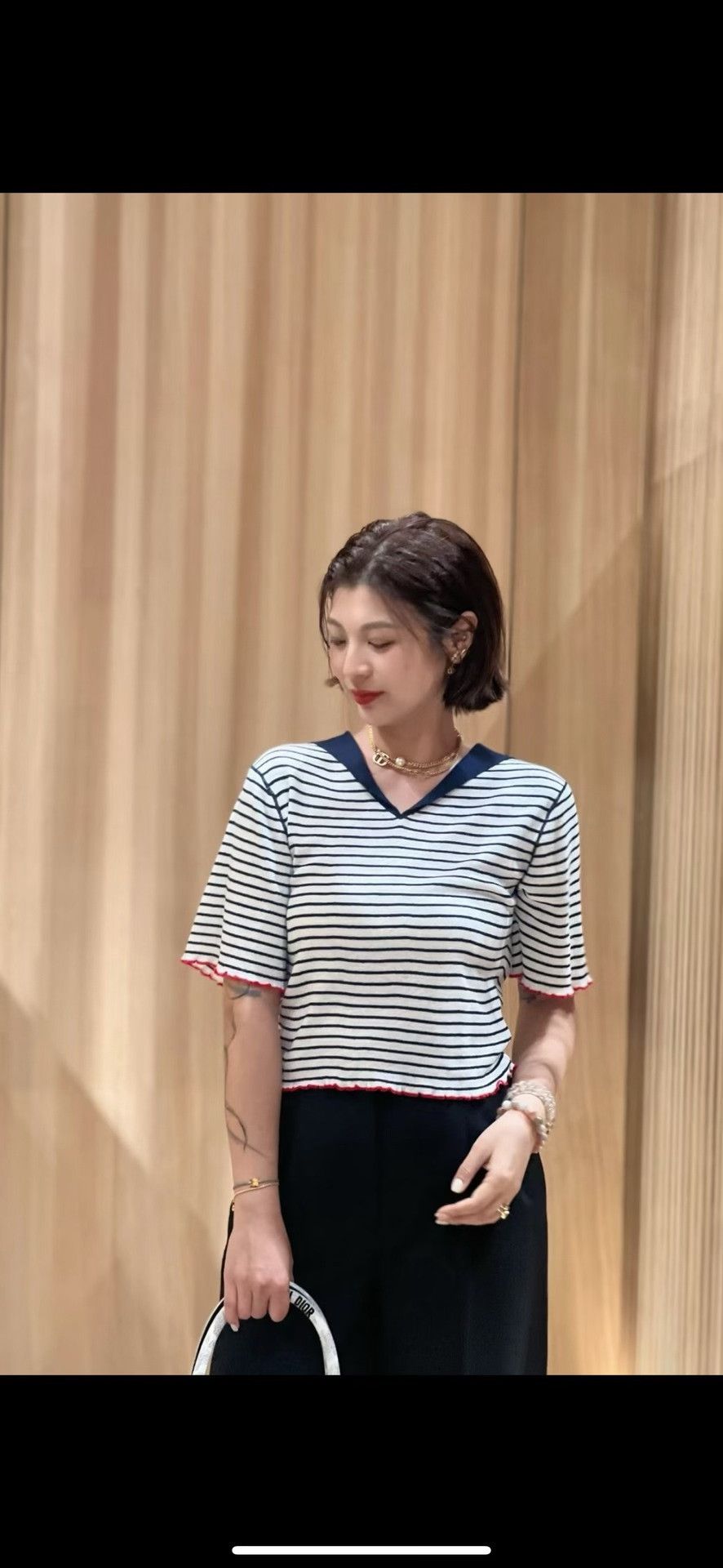 Dior Dior Nautical Stripe Women's Knit Top Size M / US 6-8 / IT 42-44 - 9 Thumbnail