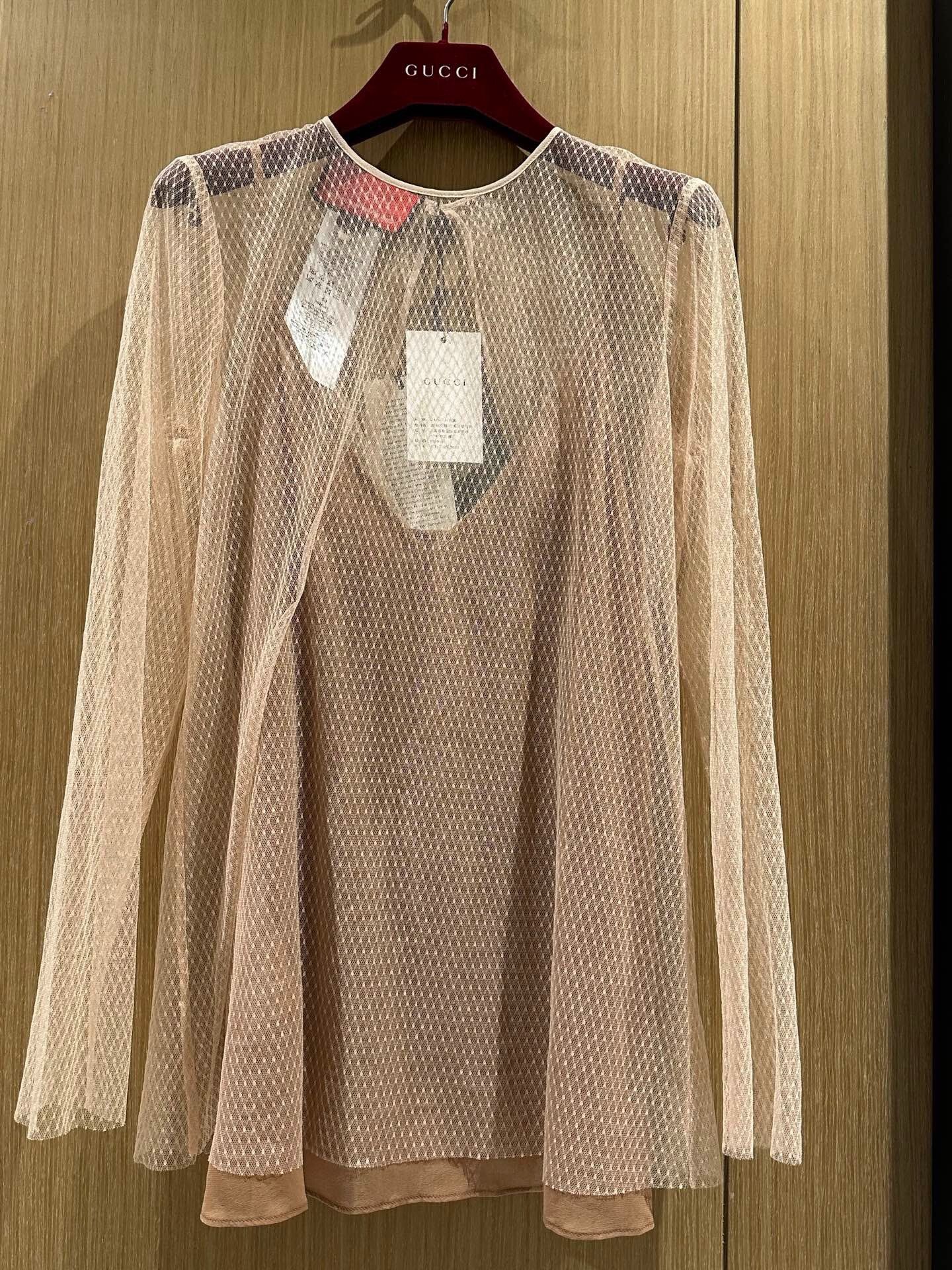 Gucci Gucci Heavy Lace Silk Blouse Size M / US 6-8 / IT 42-44 - 2 Thumbnail
