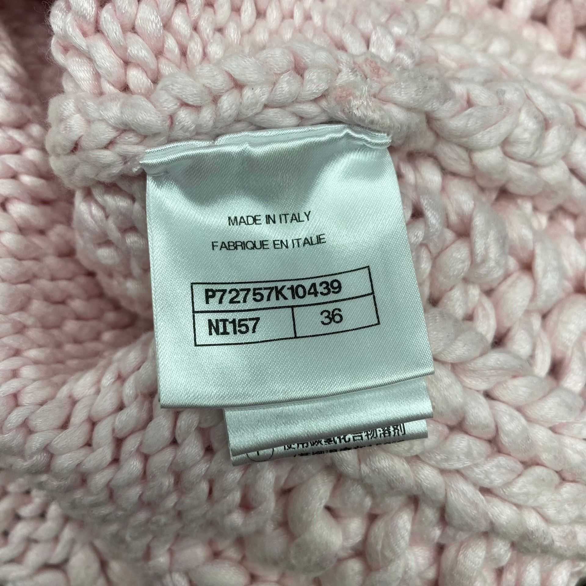 Chanel Chanel Spring/Summer 22 Pink Knit Pullover Size M / US 6-8 / IT 42-44 - 3 Thumbnail