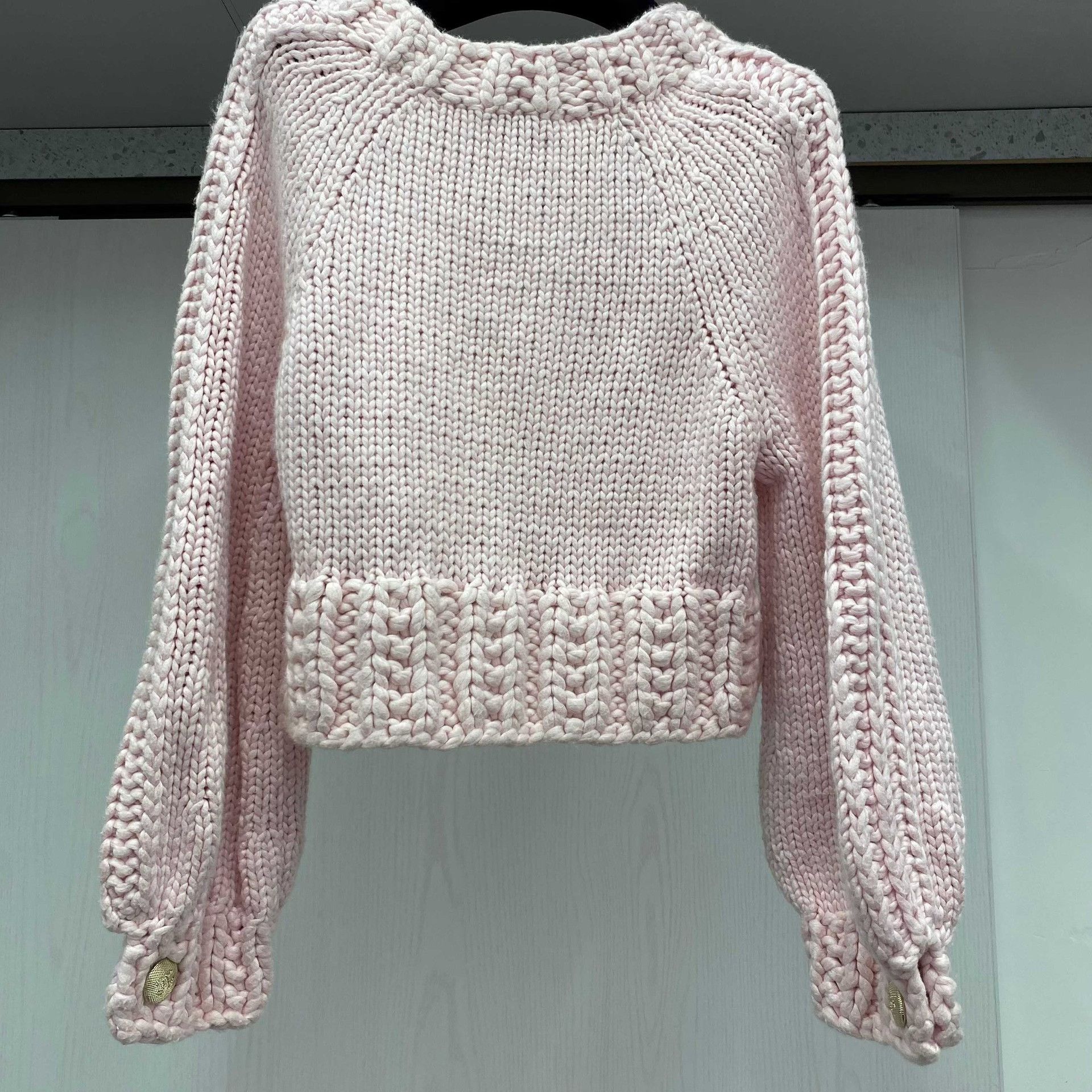 Chanel Chanel Spring/Summer 22 Pink Knit Pullover Size M / US 6-8 / IT 42-44 - 2 Thumbnail