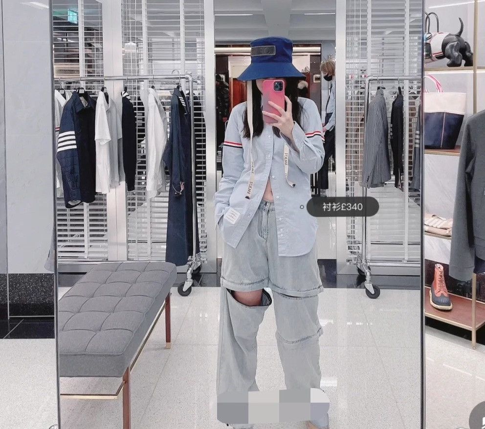 Loewe Loewe Navy Blue Bucket Hat Size 59 Size ONE SIZE - 4 Thumbnail