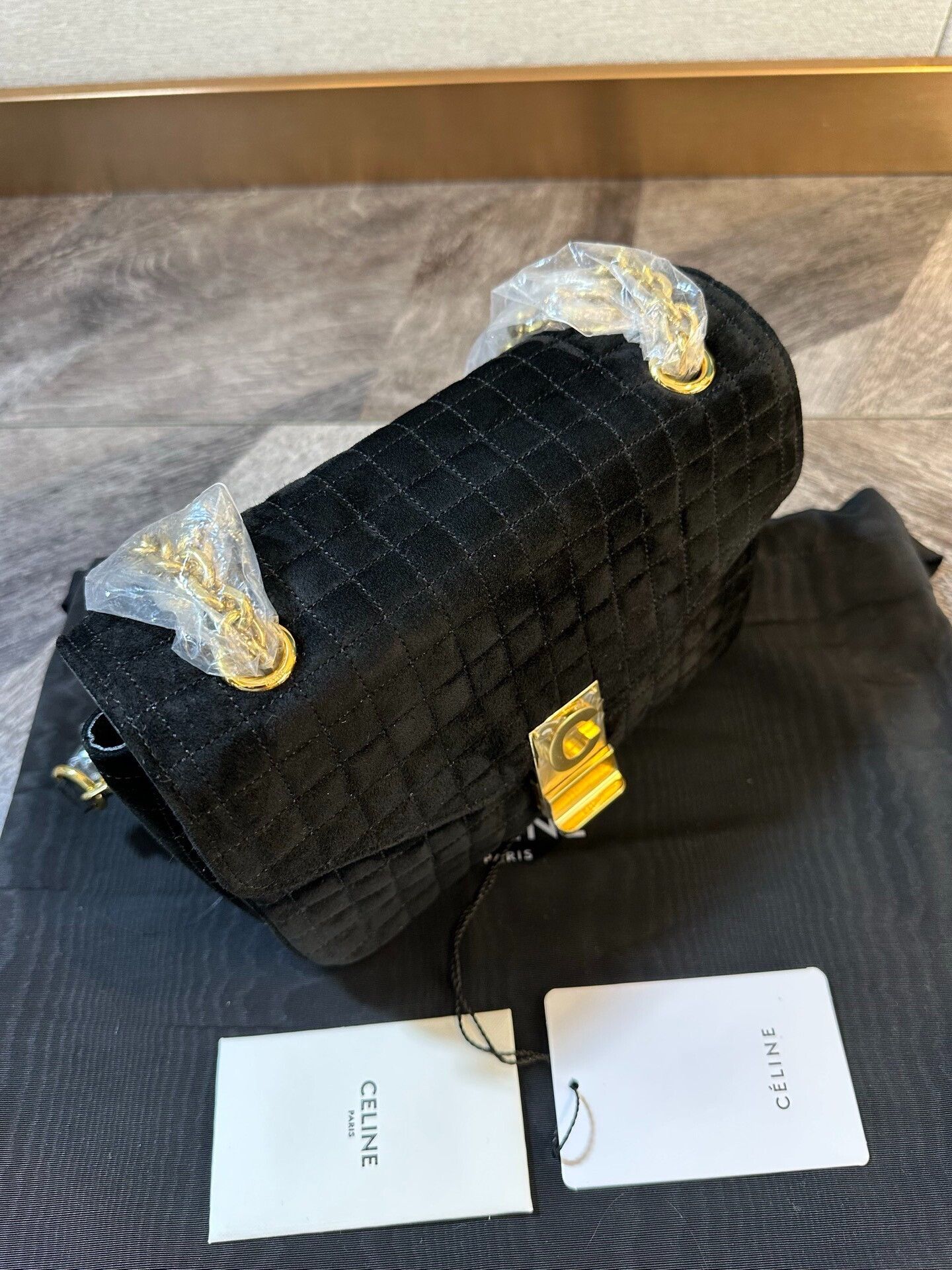 Celine Celine C Bag Quilted Chain Crossbody Size ONE SIZE - 4 Thumbnail