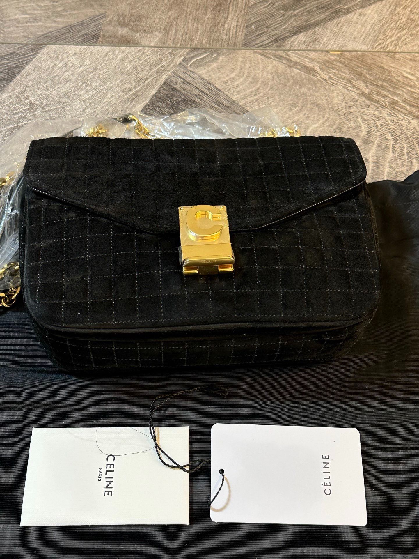 Celine Celine C Bag Quilted Chain Crossbody Size ONE SIZE - 3 Thumbnail