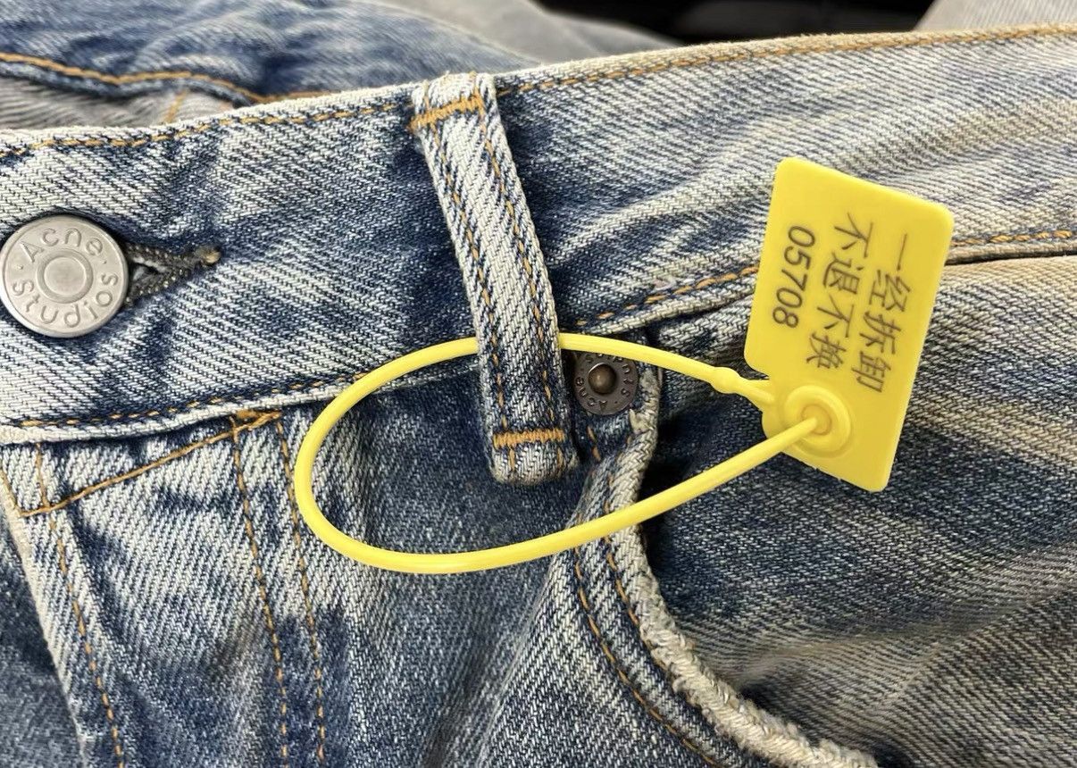 Acne Studios Blue Distressed Denim Jeans Size US 30 / EU 46 - 5 Thumbnail