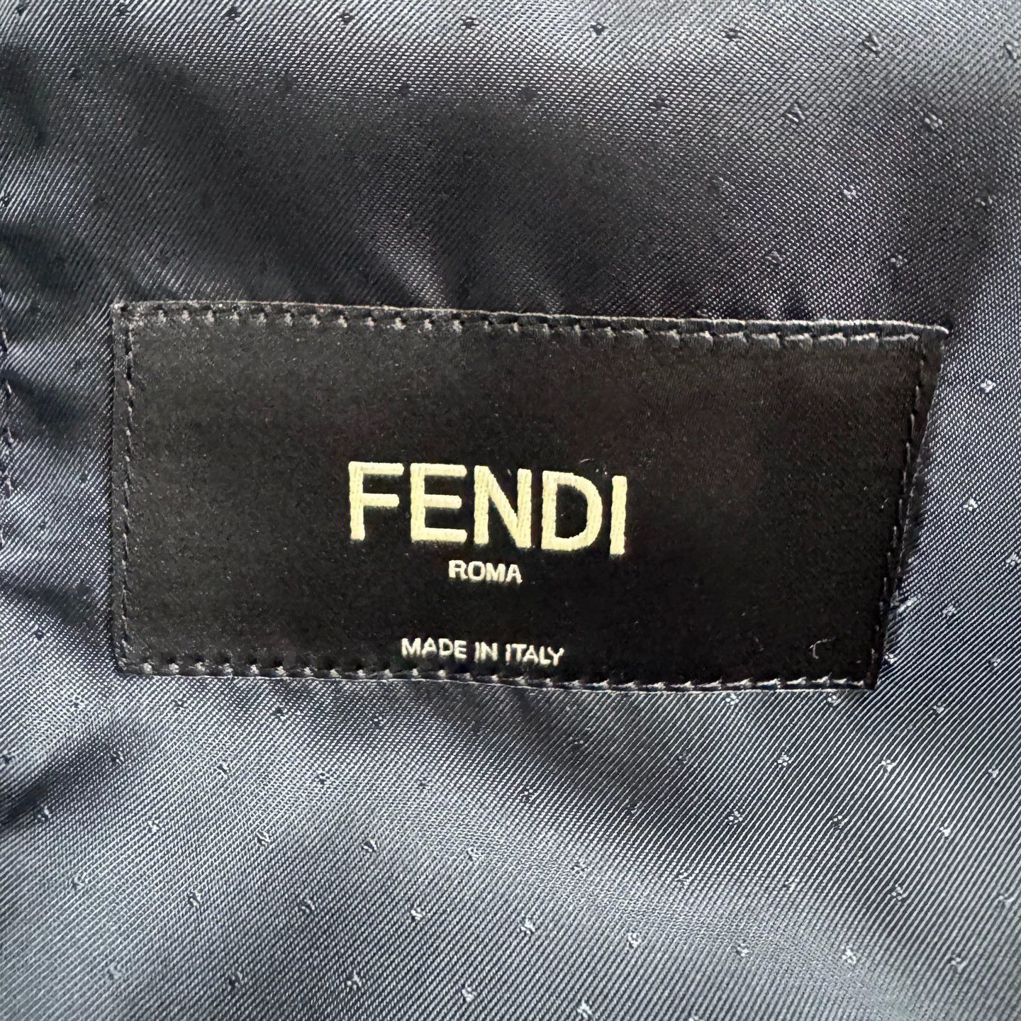 Fendi Black Double-Breasted Blazer Size US M / EU 48-50 / 2 - 2 Thumbnail