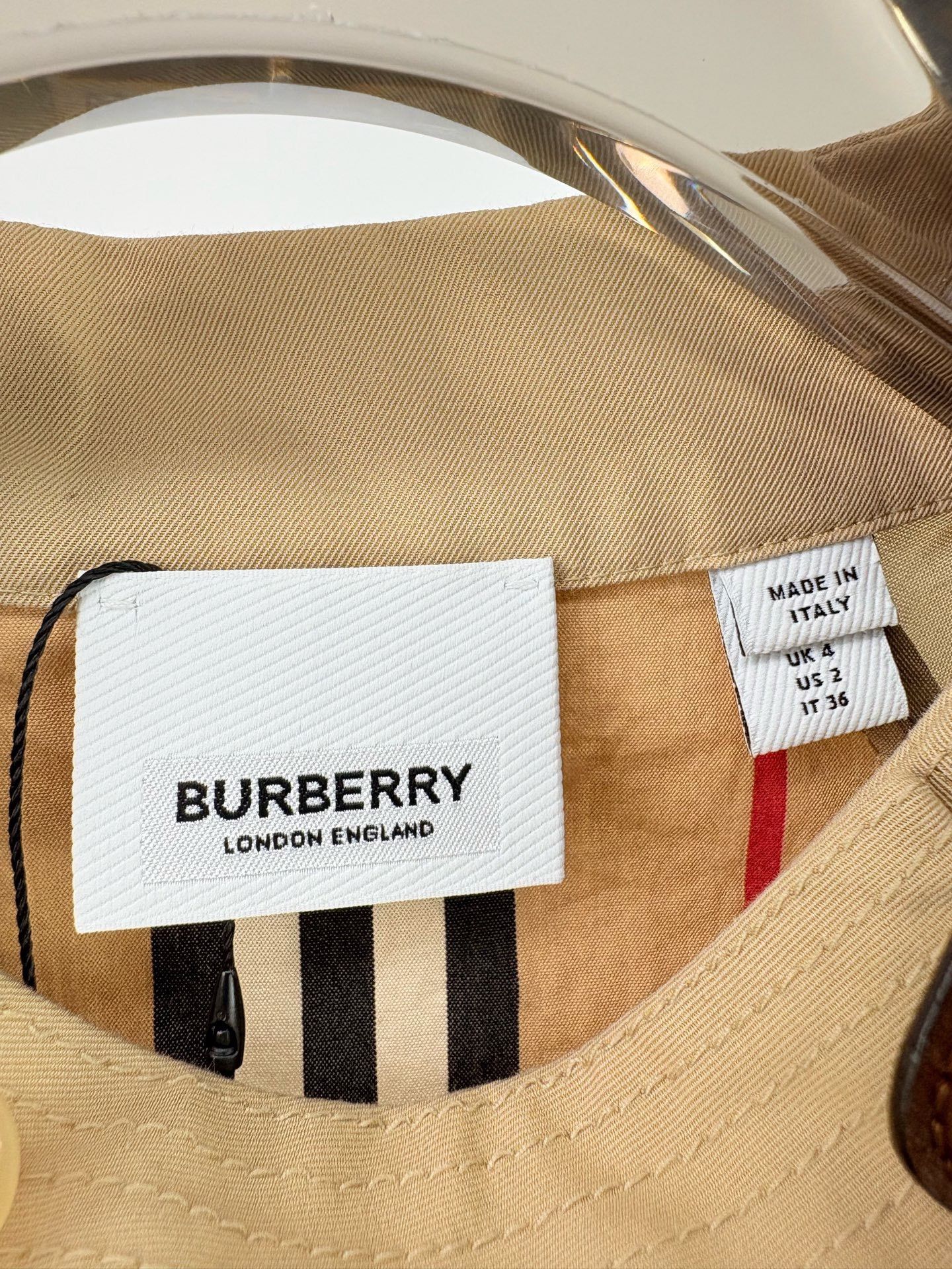 Burberry Burberry Striped Long-Sleeve Shirt Size M / US 6-8 / IT 42-44 - 4 Thumbnail
