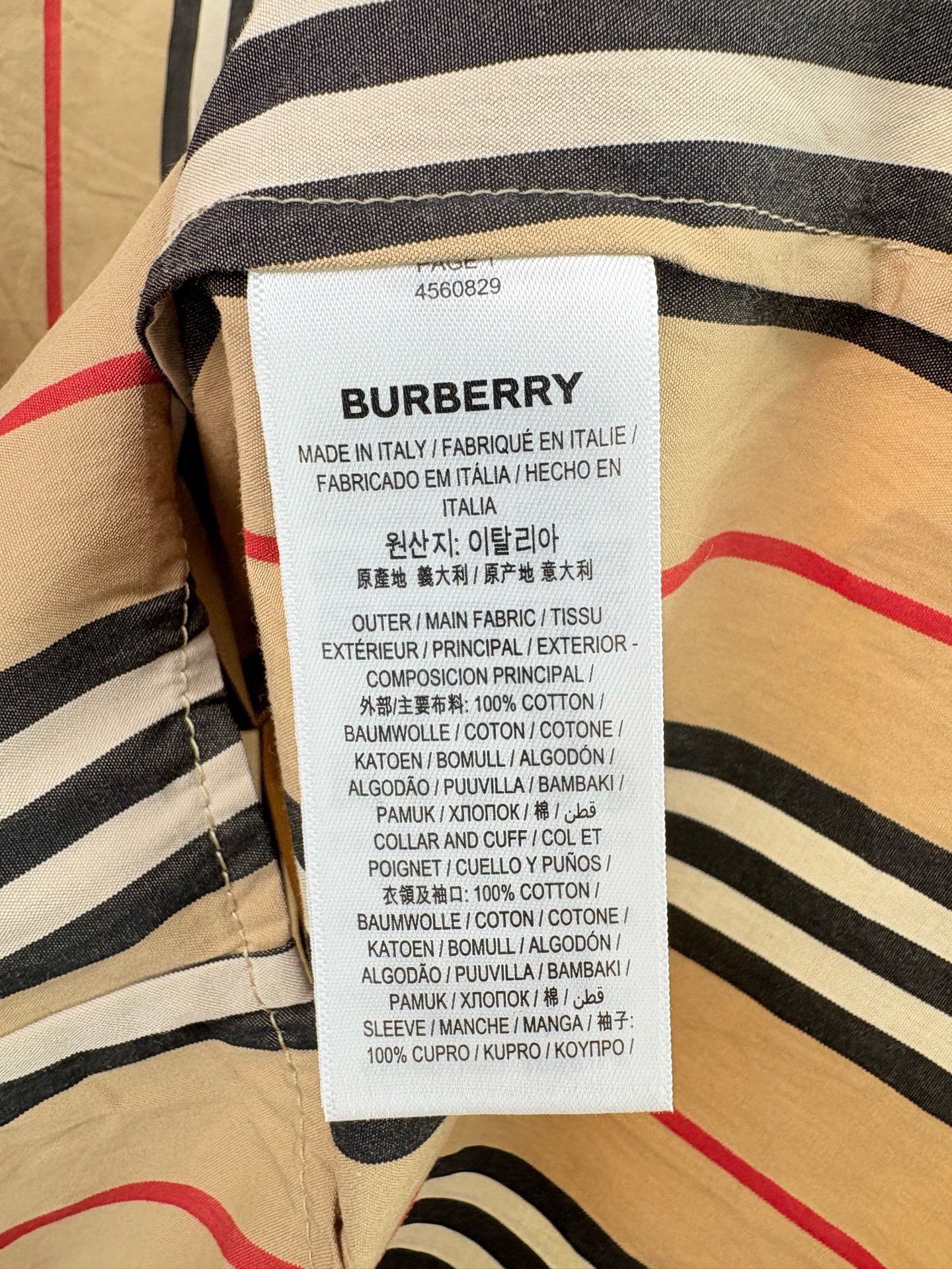 Burberry Burberry Striped Long-Sleeve Shirt Size M / US 6-8 / IT 42-44 - 5 Thumbnail
