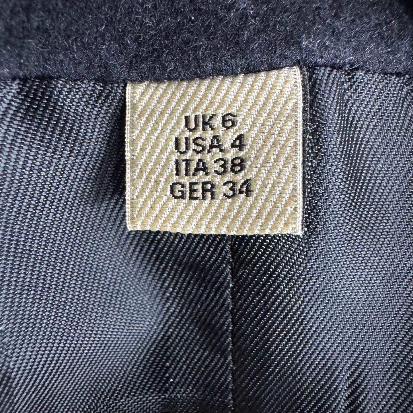 Burberry Burberry Black Double-Breasted Short Lapel Coat Size M / US 6-8 / IT 42-44 - 4 Thumbnail