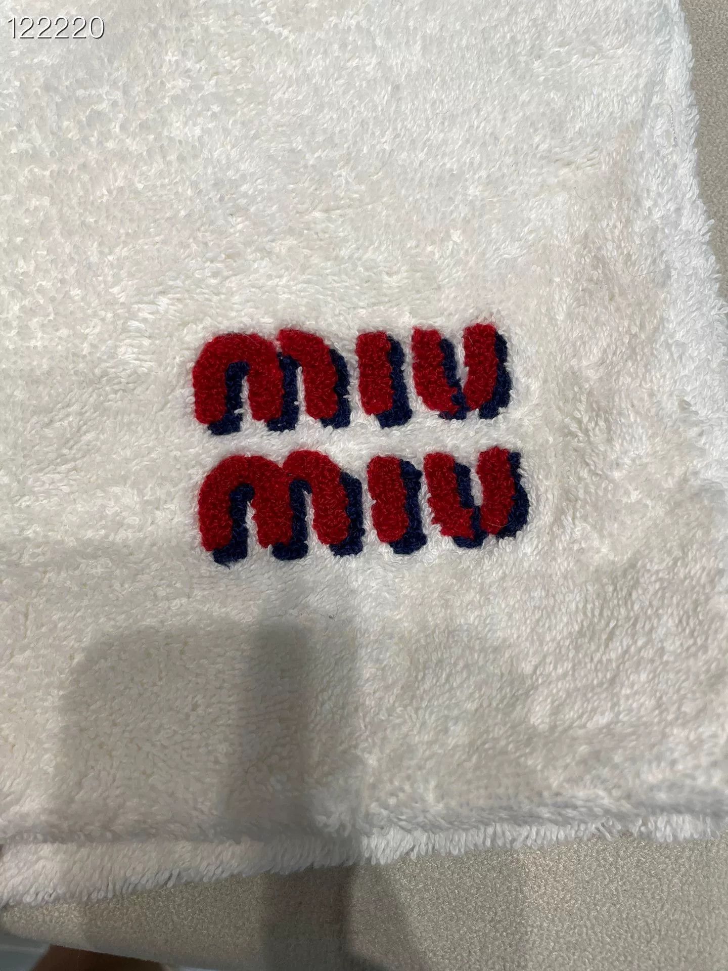Miu Miu MiuMiu White Towel Fabric Shorts Size 32" / US 10 / IT 46 - 4 Thumbnail