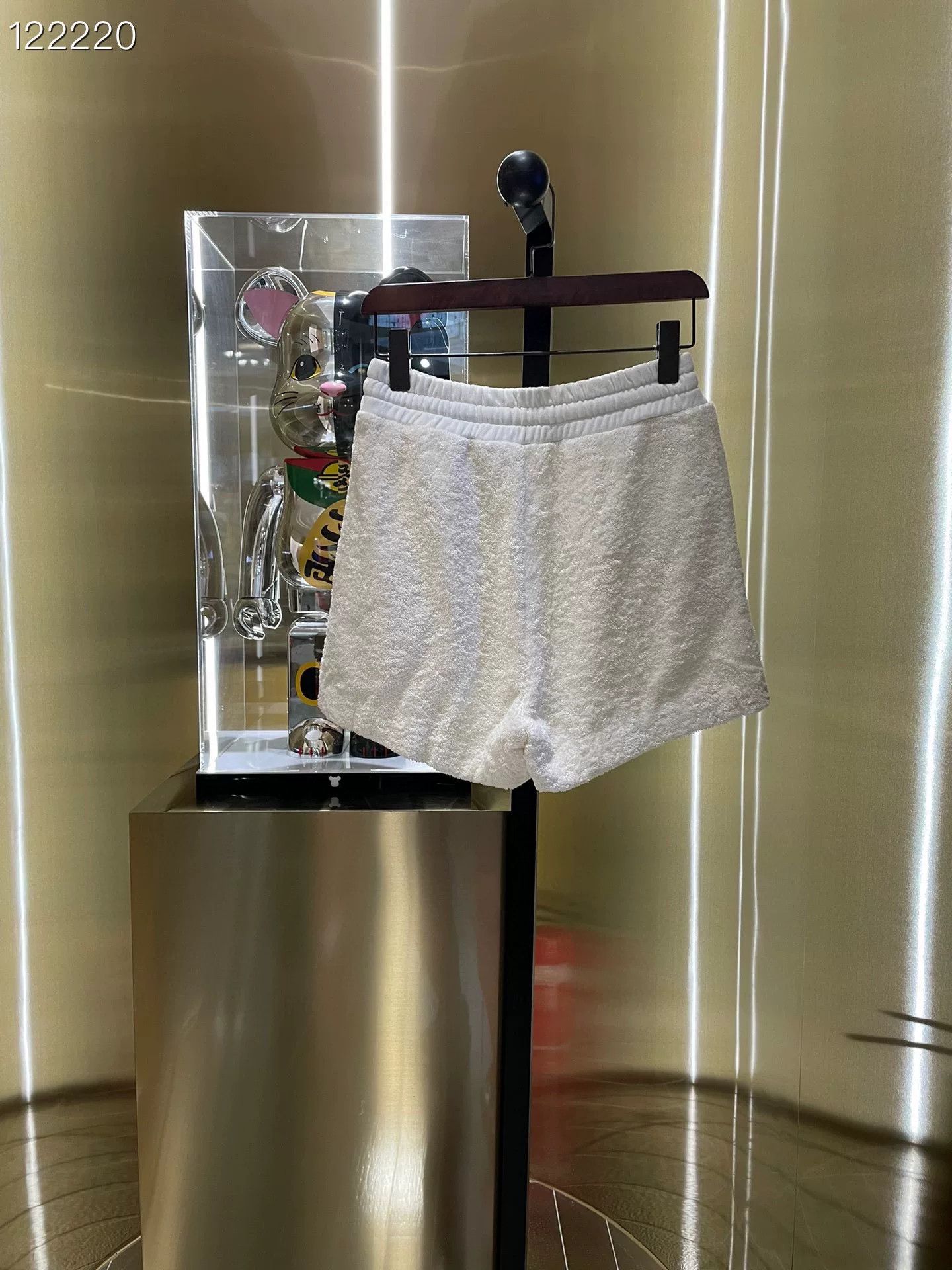 Miu Miu MiuMiu White Towel Fabric Shorts Size 32" / US 10 / IT 46 - 2 Thumbnail