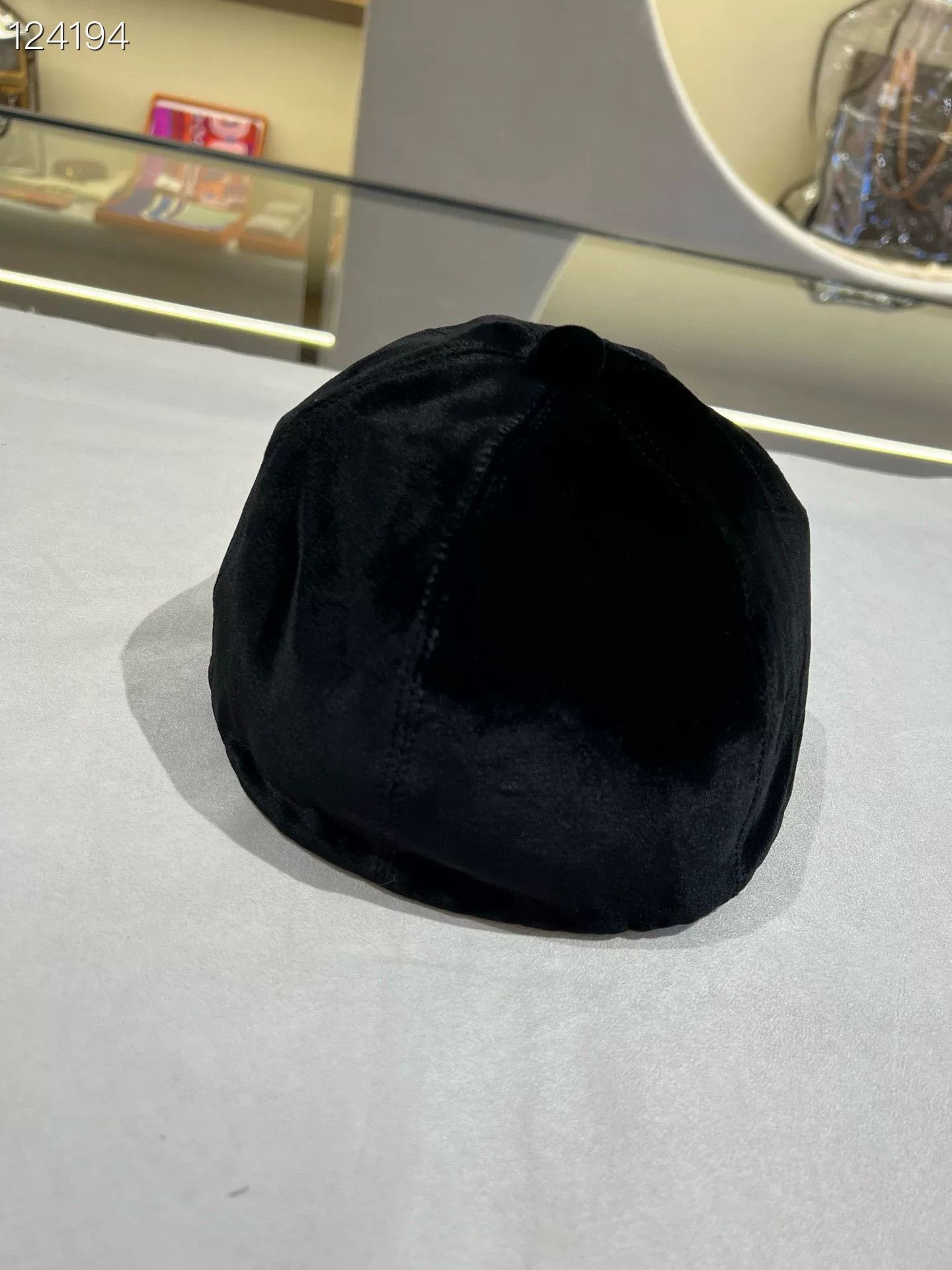 Chanel Chanel Velvet Black Equestrian Cap M Size ONE SIZE - 4 Thumbnail