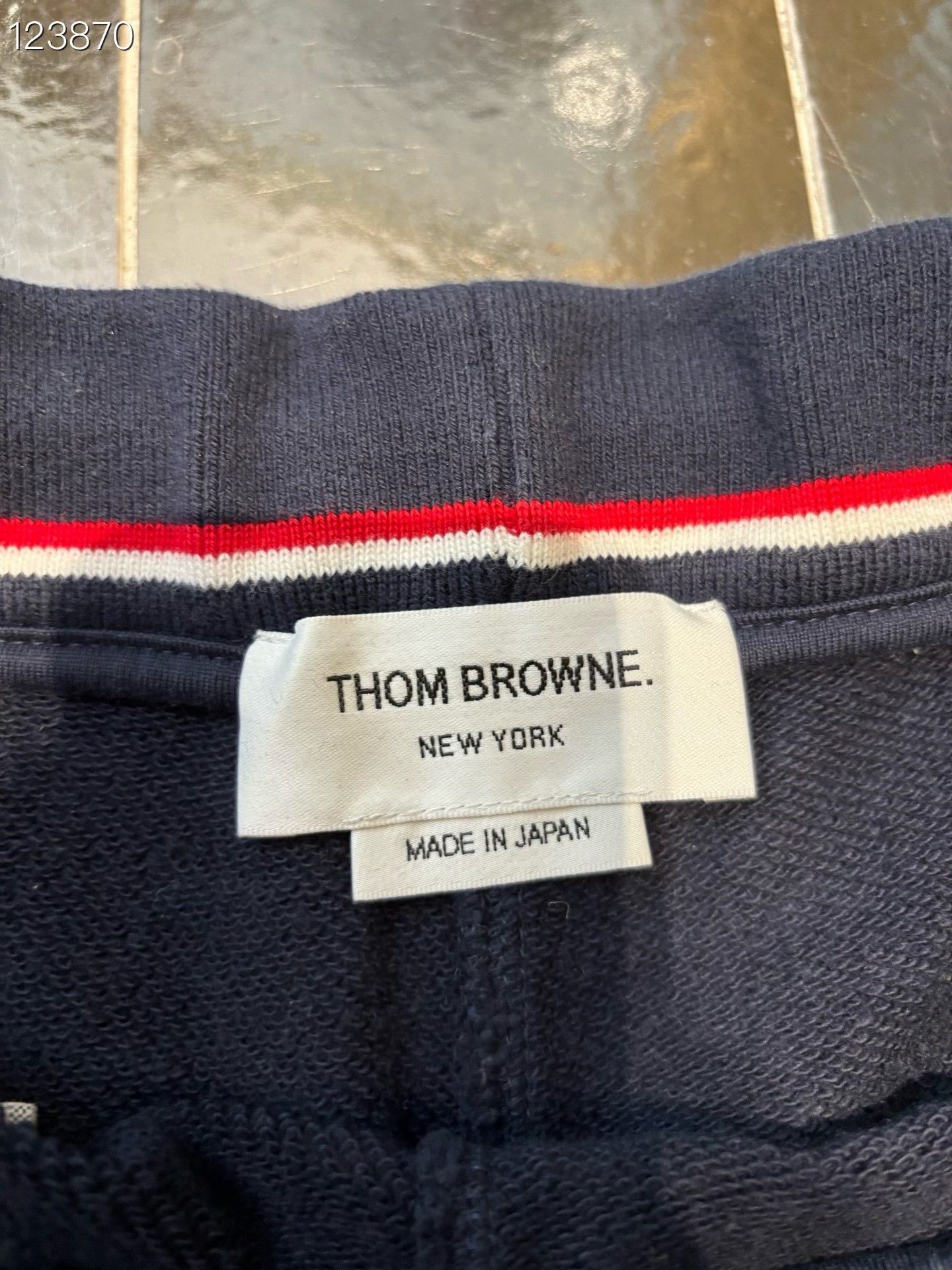 Other Classic Blue Four-Stripe Casual Sports Pants Size US 31 - 3 Thumbnail