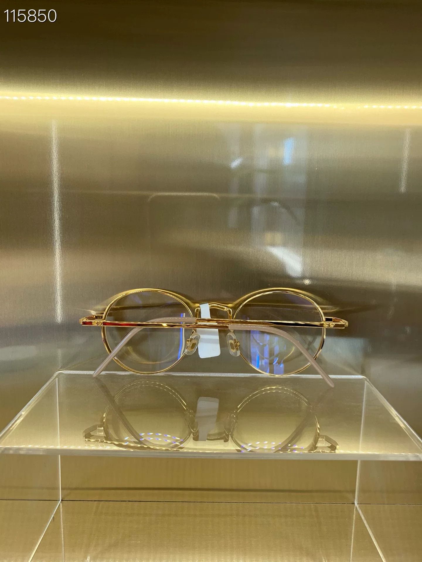 Gentle Monster GM x074931 Gold Frame Blue Light Glasses Size ONE SIZE - 2 Thumbnail
