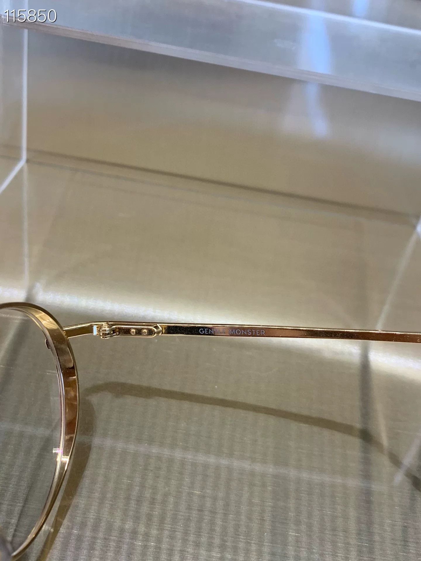 Gentle Monster GM x074931 Gold Frame Blue Light Glasses Size ONE SIZE - 4 Thumbnail