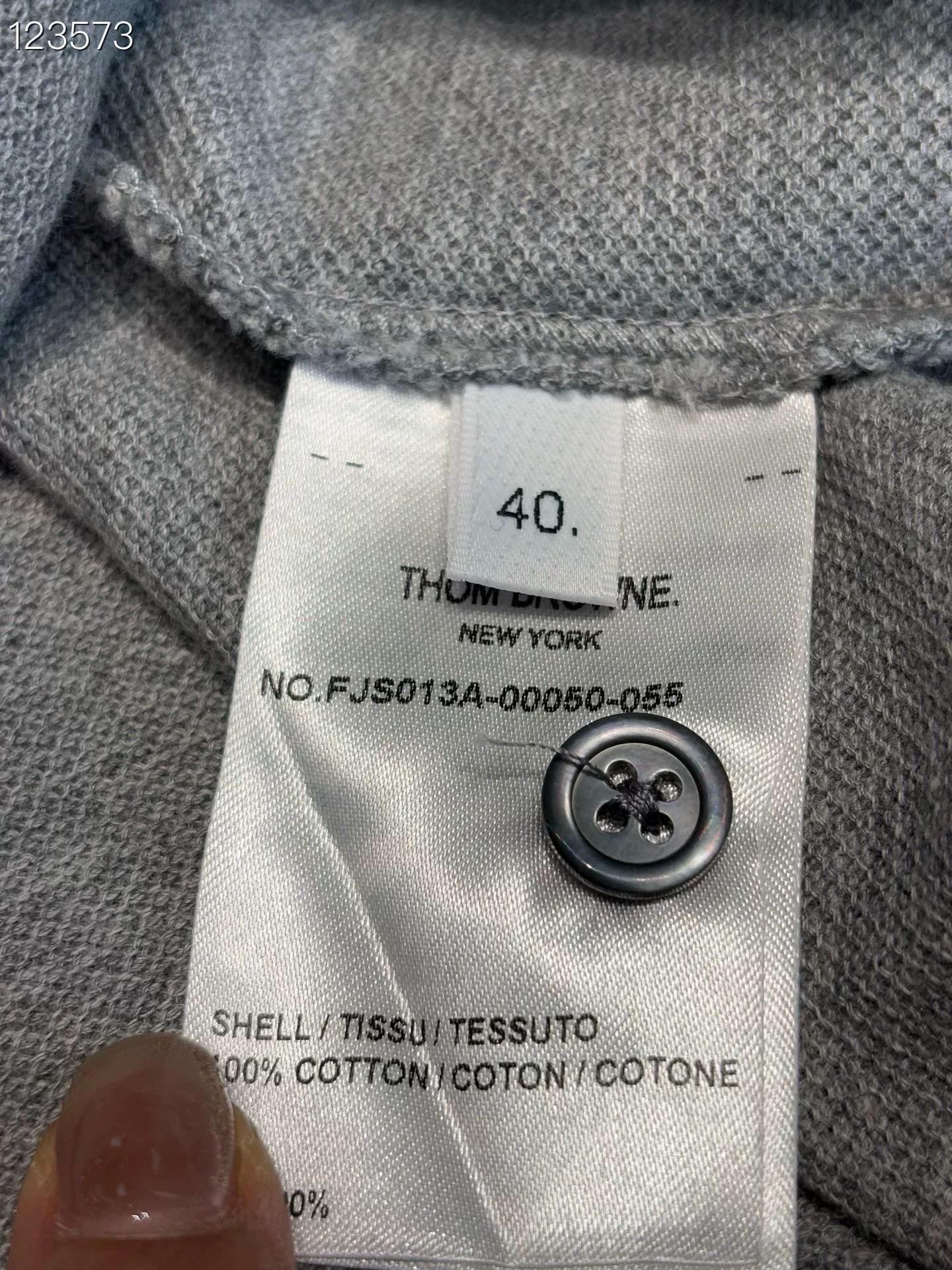 Thom Browne TB Classic Gray T-Shirt Size 40 Size US XXS / EU 40 - 4 Thumbnail