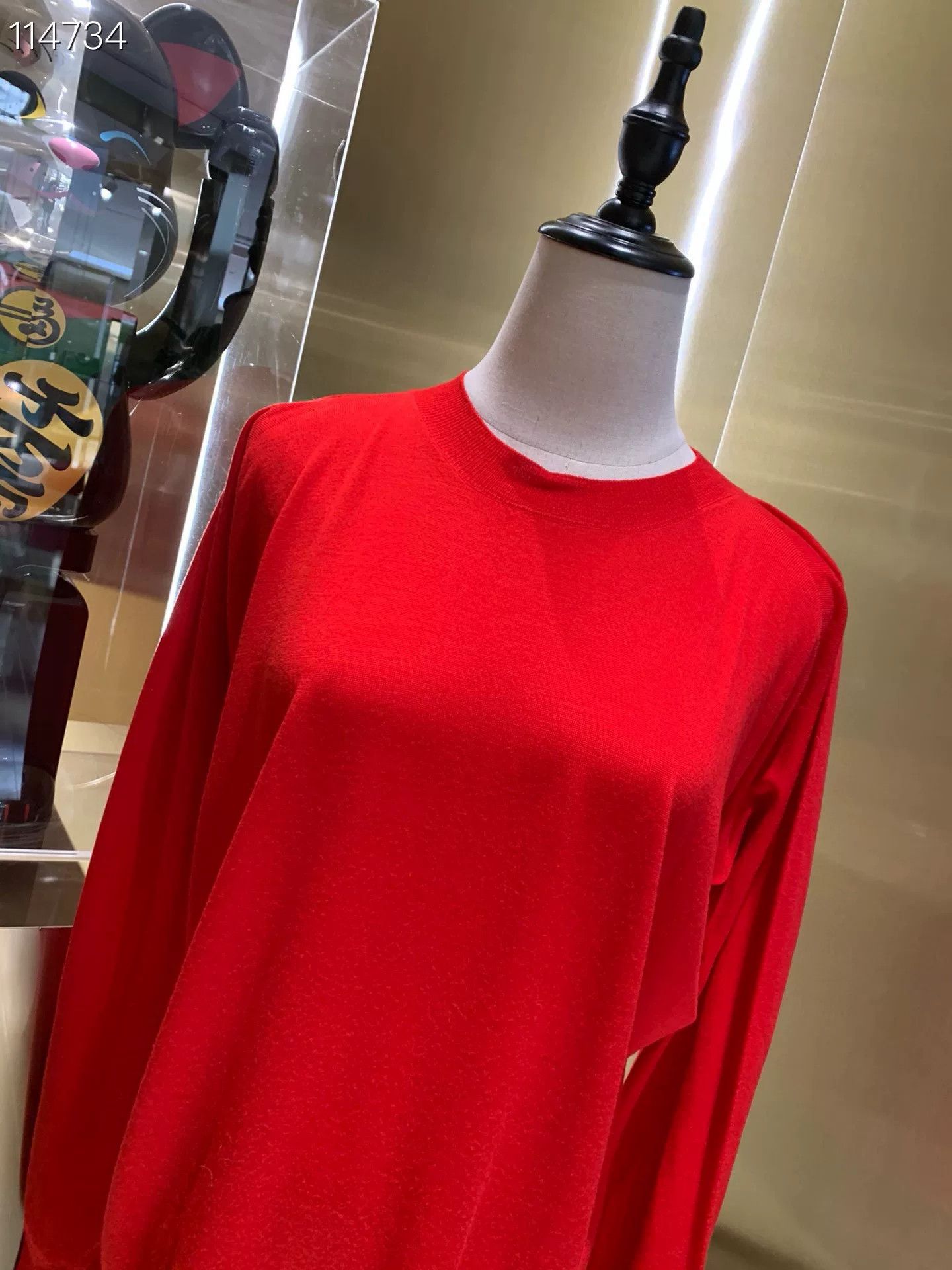 Bottega Veneta BV x074030 Red Knit Sweater Size S / US 4 / IT 40 - 3 Thumbnail