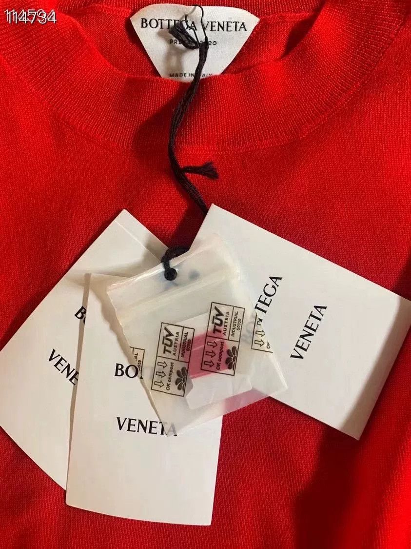 Bottega Veneta BV x074030 Red Knit Sweater Size S / US 4 / IT 40 - 4 Thumbnail
