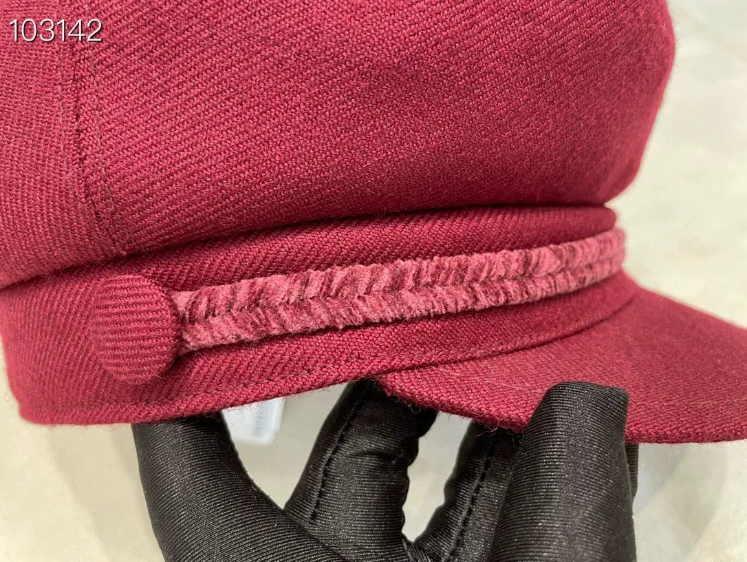 Other Burgundy Beret L Size Size ONE SIZE - 4 Thumbnail
