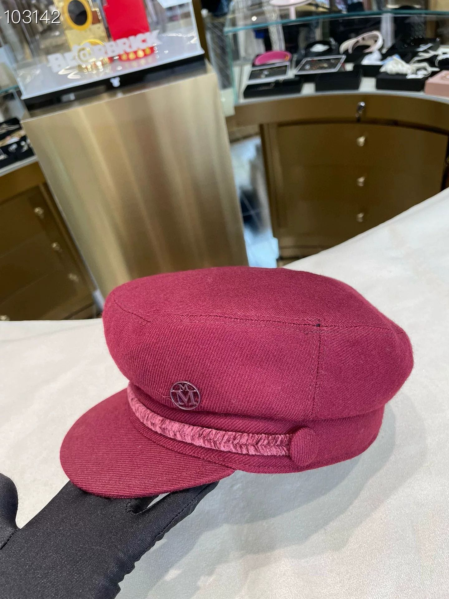 Other Burgundy Beret L Size Size ONE SIZE - 2 Thumbnail