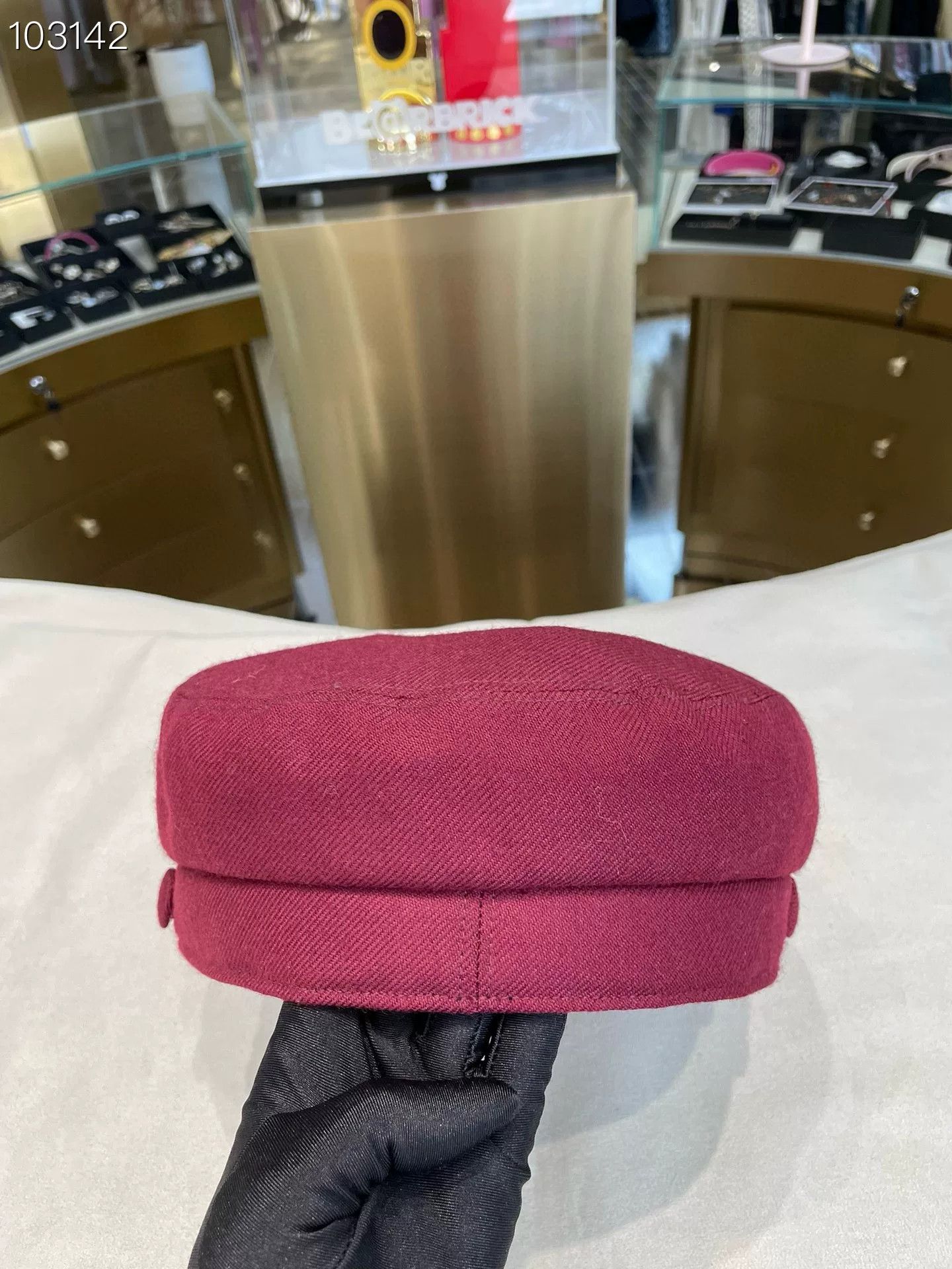 Other Burgundy Beret L Size Size ONE SIZE - 3 Thumbnail